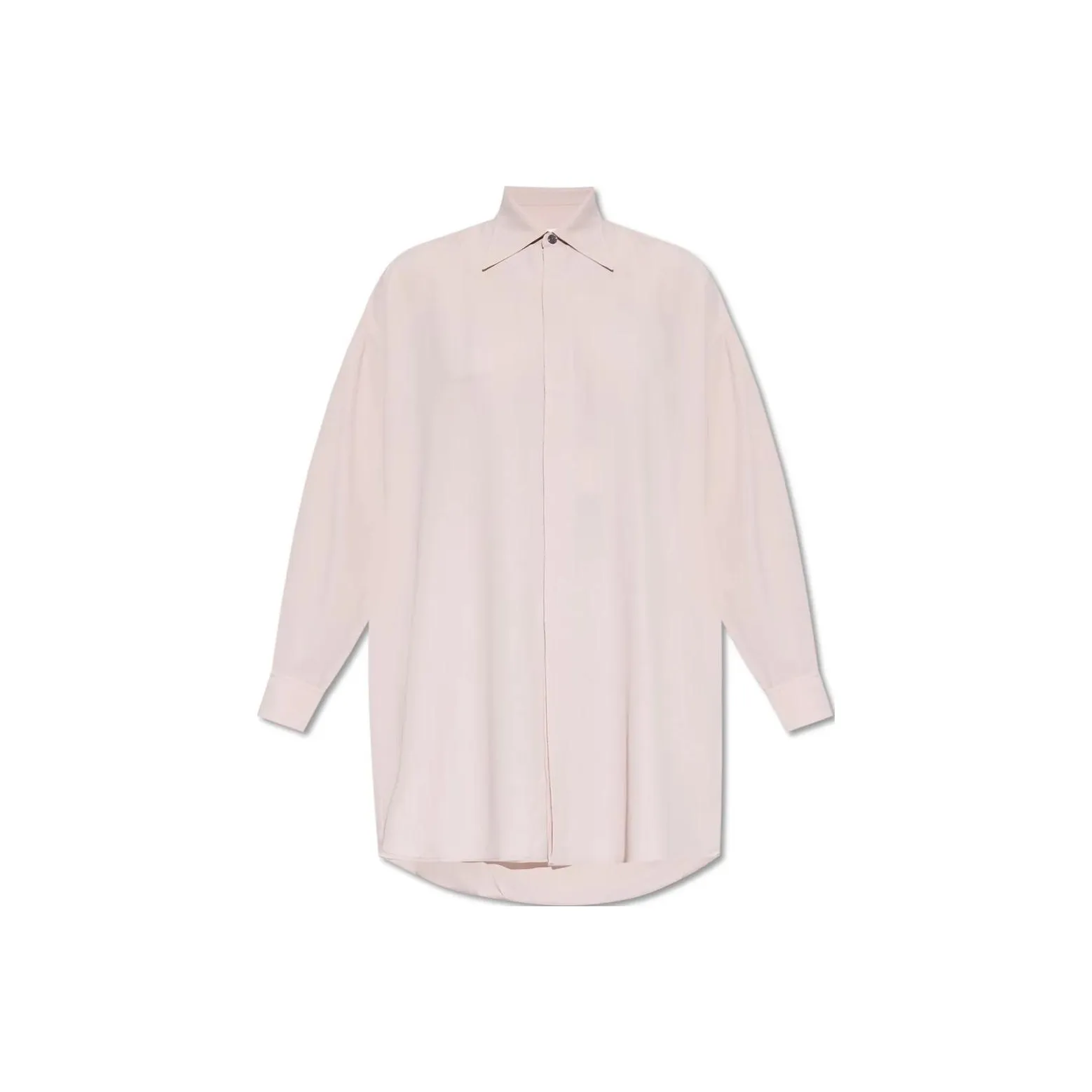 Ami Paris Crepe texture Thigh lenght Shirt Dress