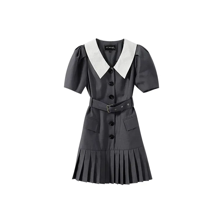 YUMOMO STAR Платье Женское Голубой Серый