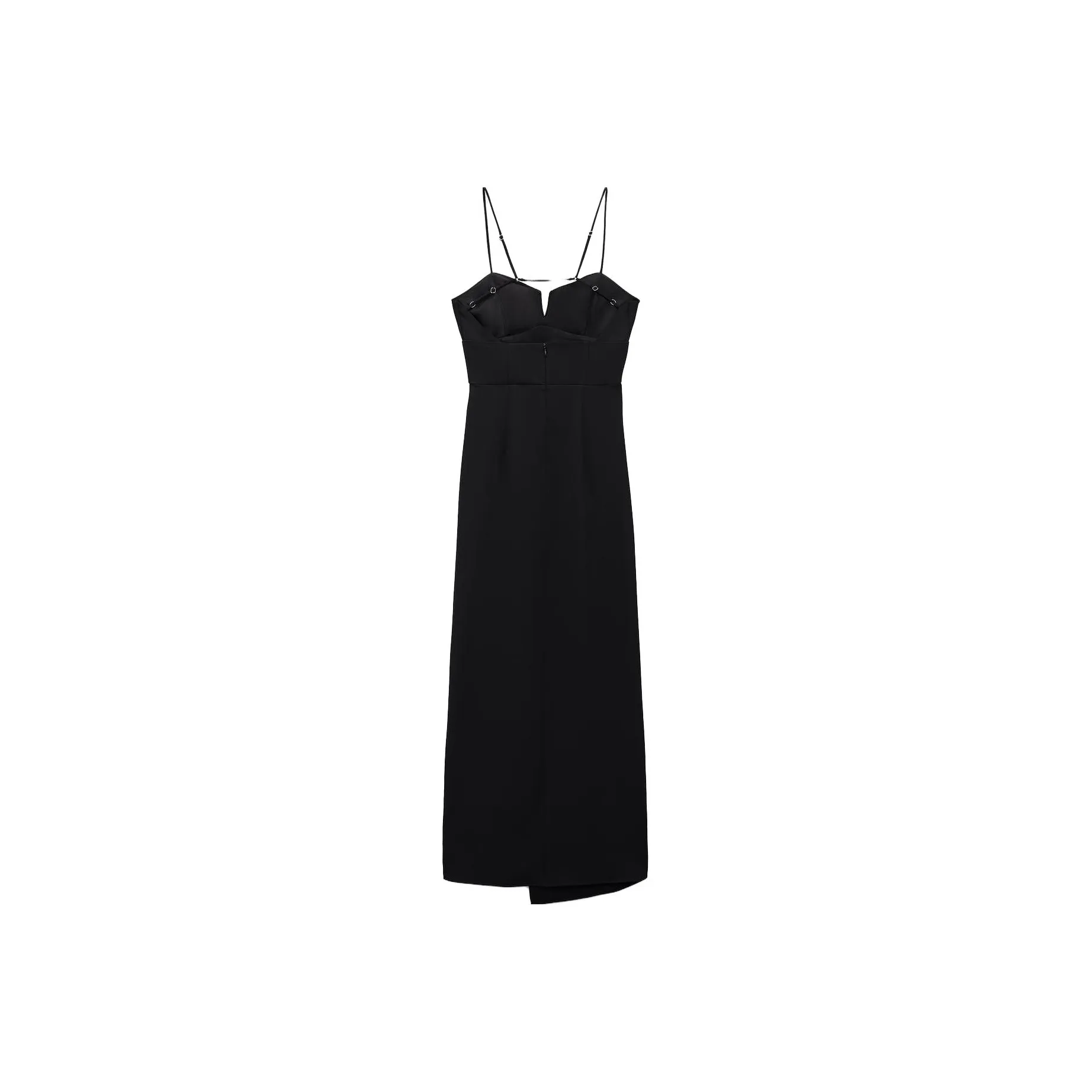 ZARA Slip Dresses Women's Black