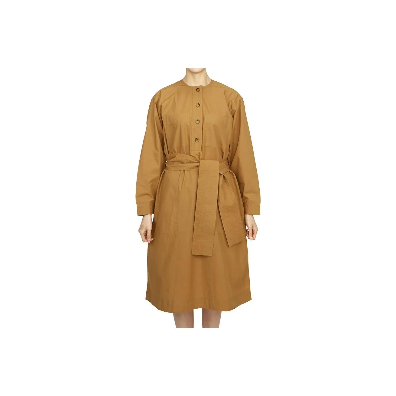 Vanessa Bruno Long Sleeved Dress Women's Earth Yellow