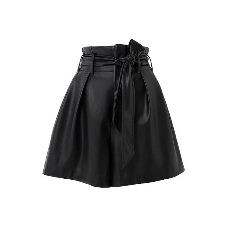 SOON FLOWER Повседневные шорты Женские Черные