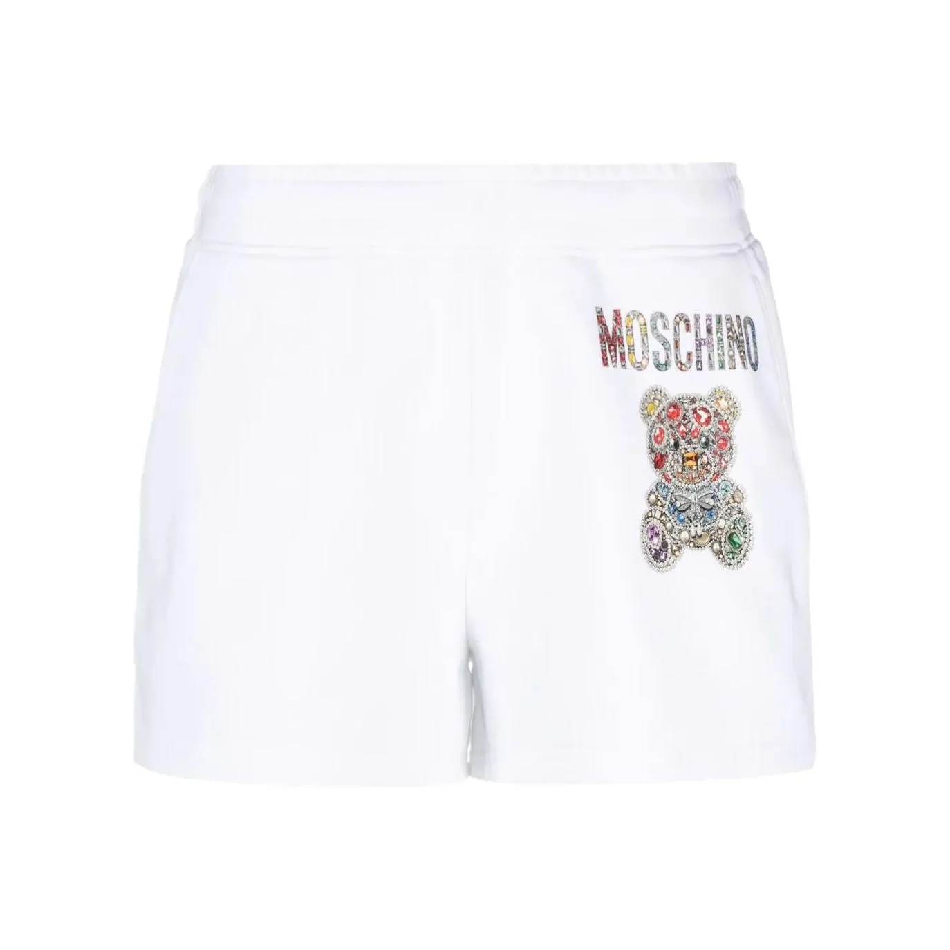 MOSCHINO Белые Женские Повседневные Шорты