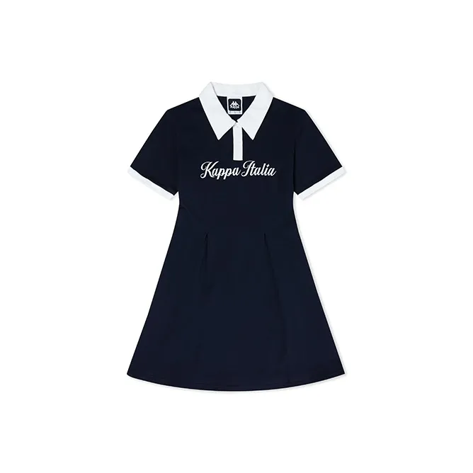 KAPPA Короткий рукав платье женское цвет полночный синий