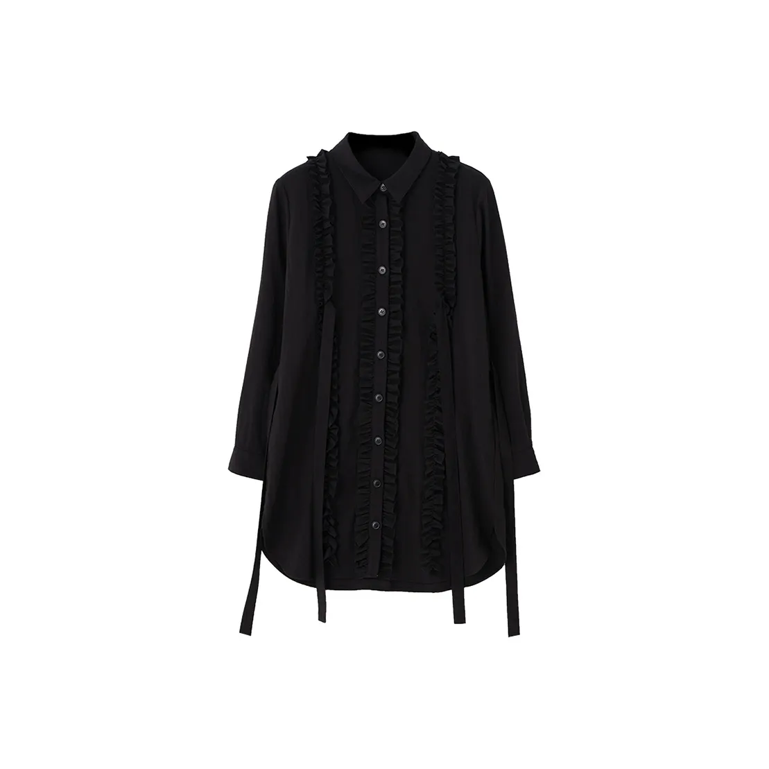 SOON FLOWER Long Sleeved Dress Women's Black