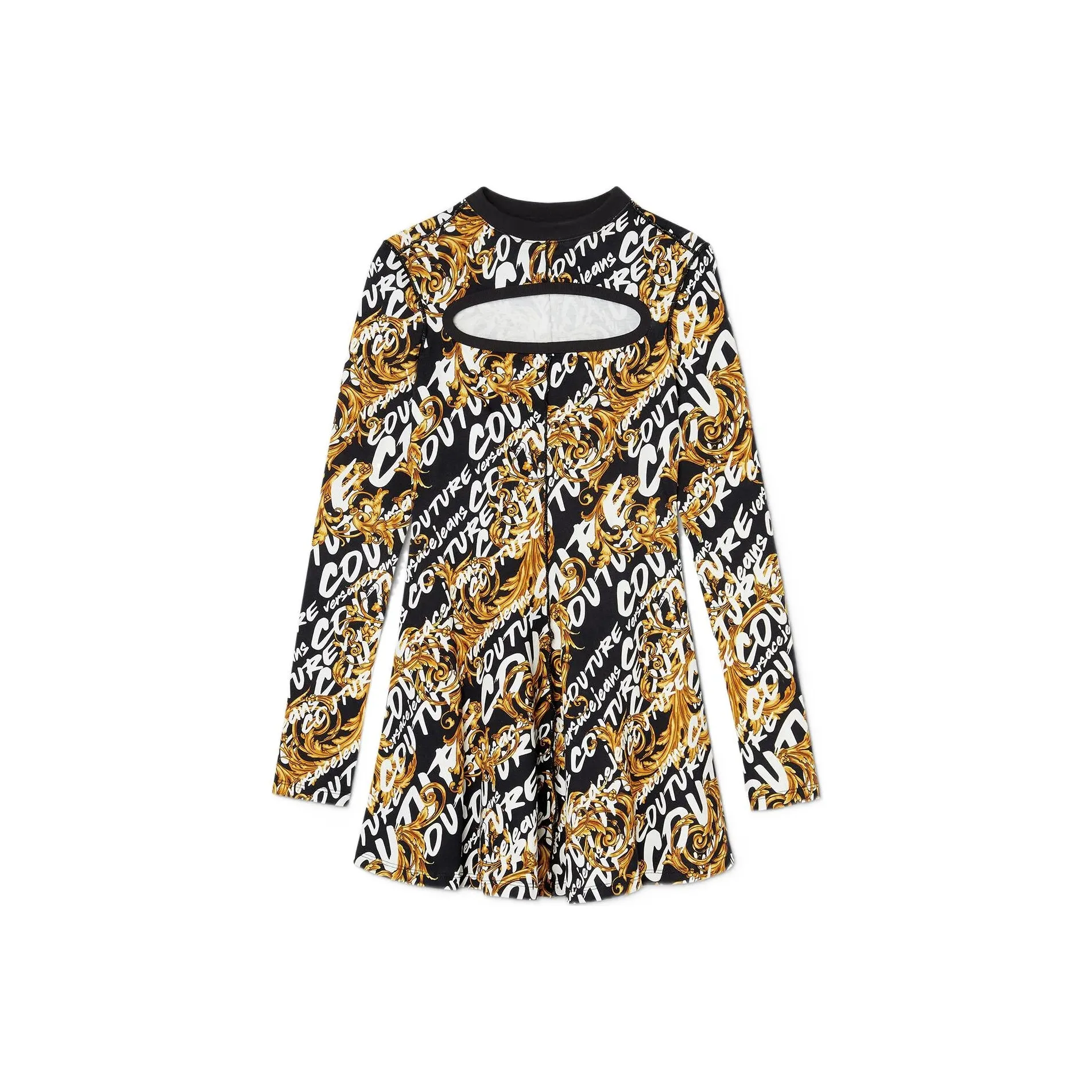 VERSACE JEANS COUTURE FW22 Платье Женское Черное