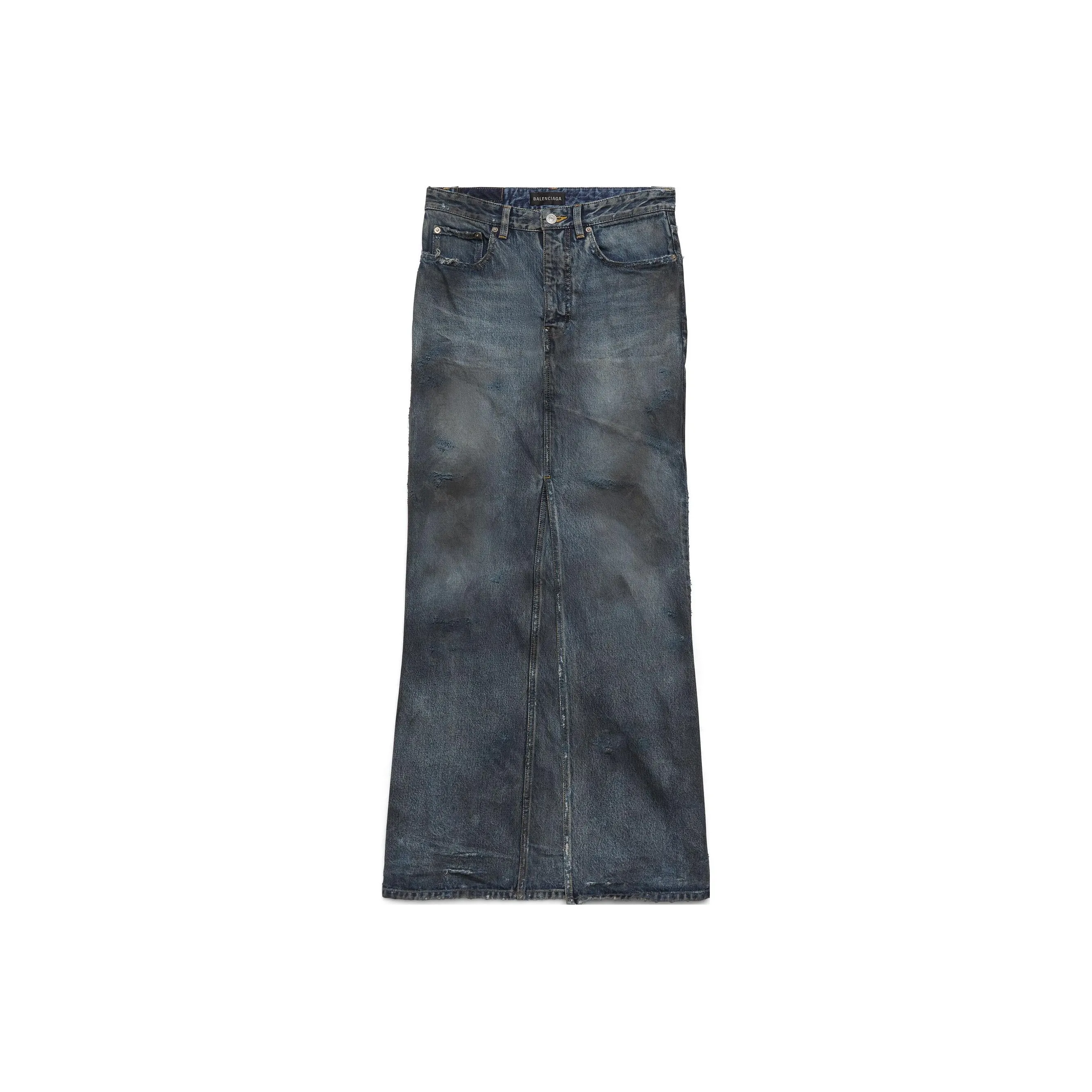 Balenciaga Maxi Skirt Light Blue