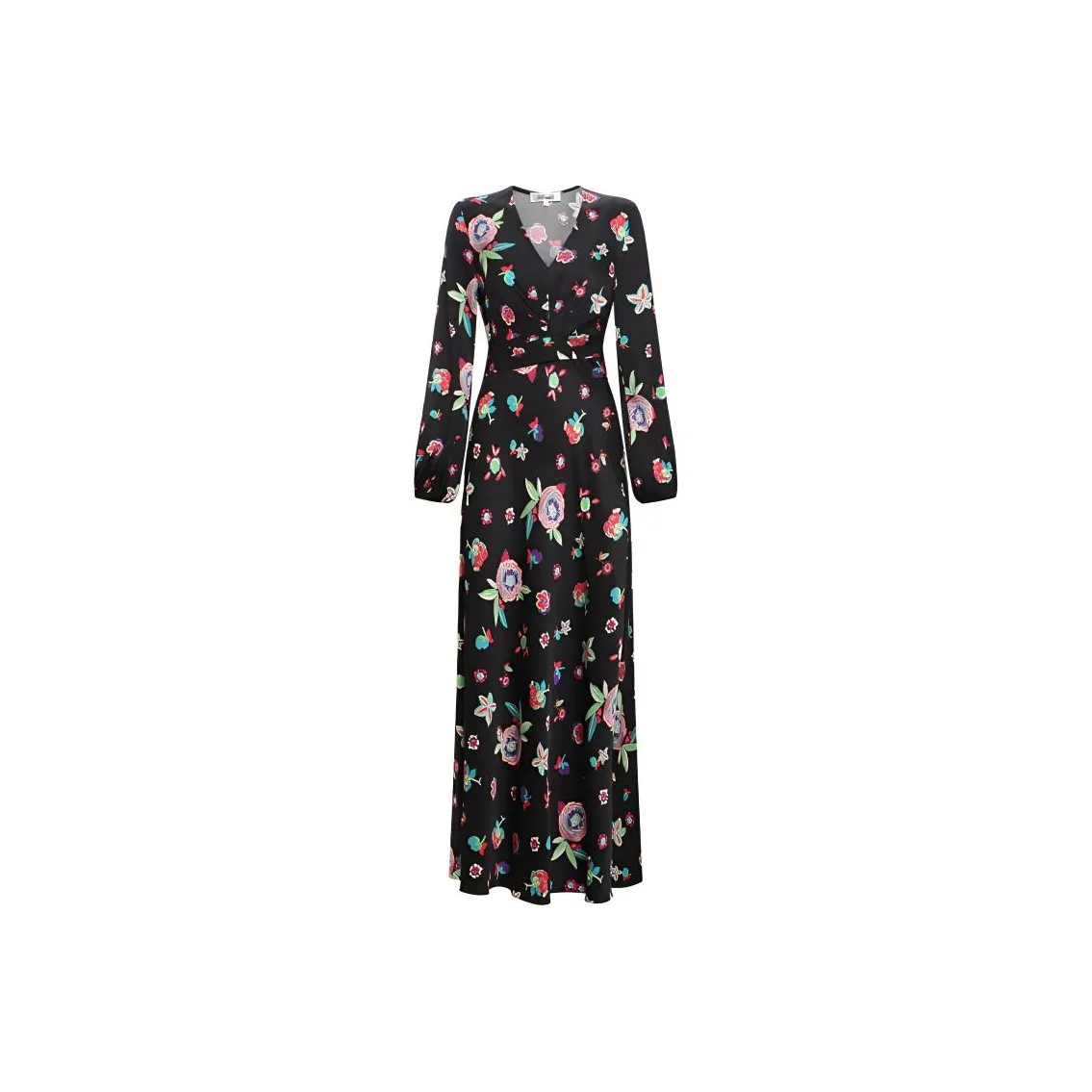 DVF Diane Von Furstenberg SS24 Long-Sleeved Dresses Women's Black