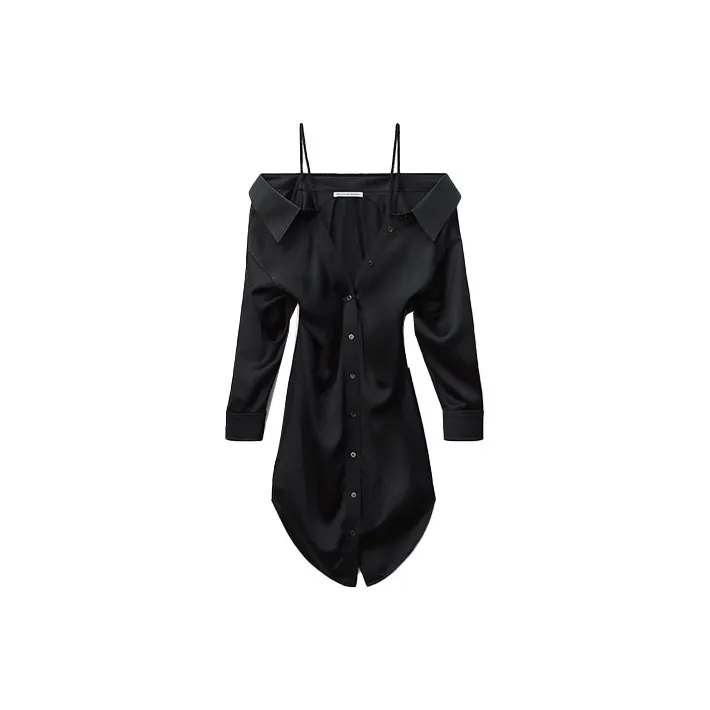 Alexander Wang Long Sleeved Dresses Women's Black
