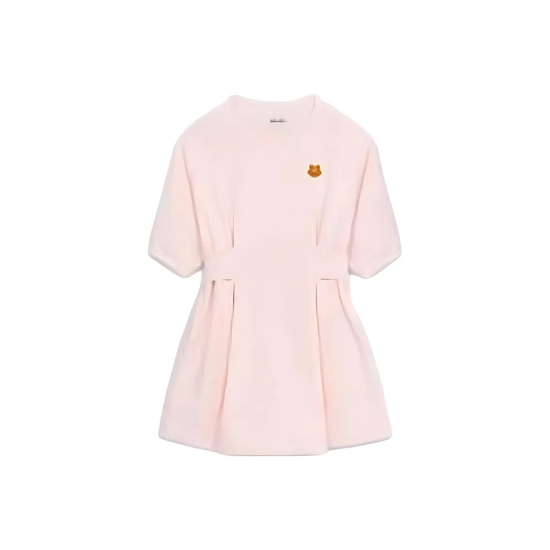 KENZO Розовые Женские Короткие Платья с Рукавами