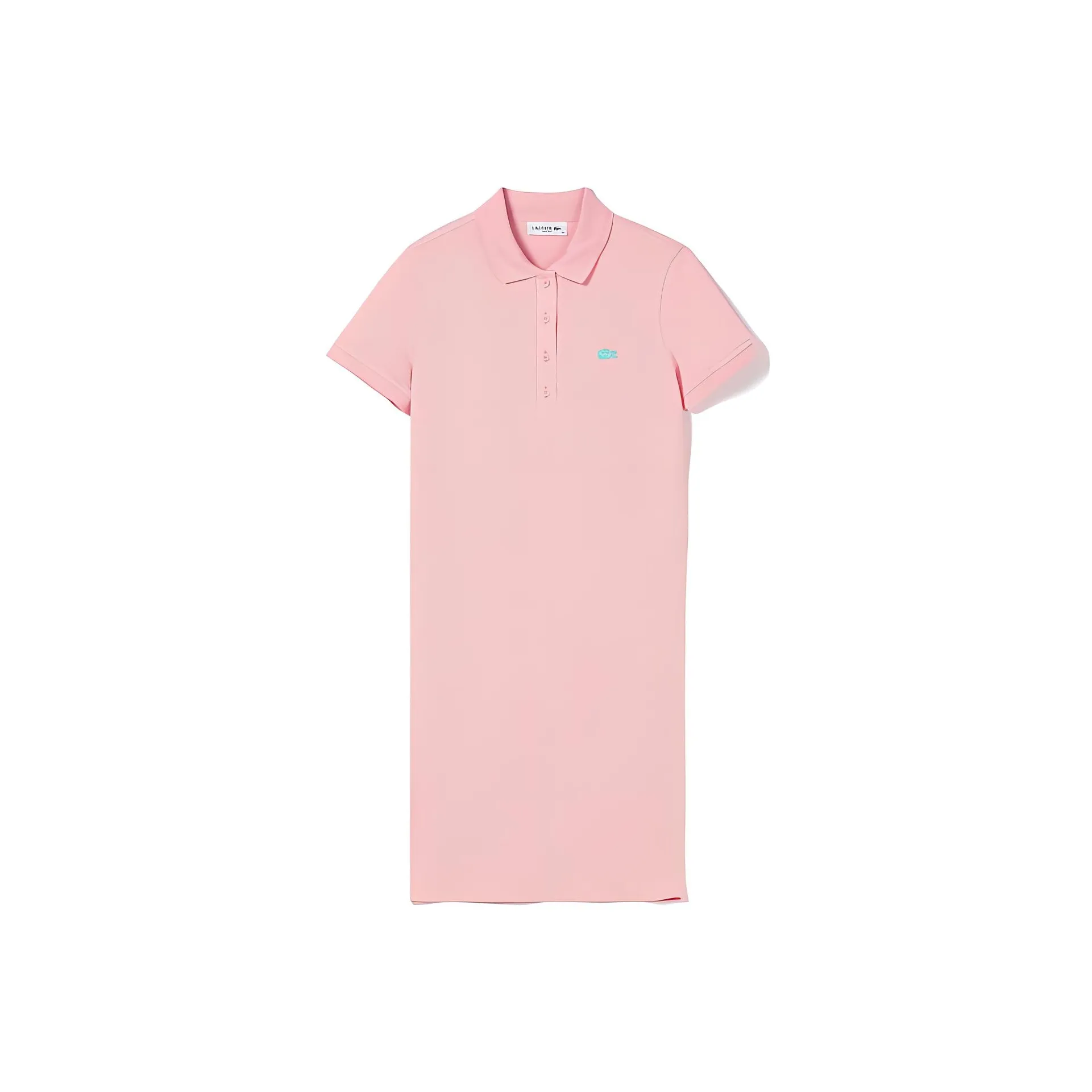 LACOSTE Short Sleeved Dress Women's Rose Pink