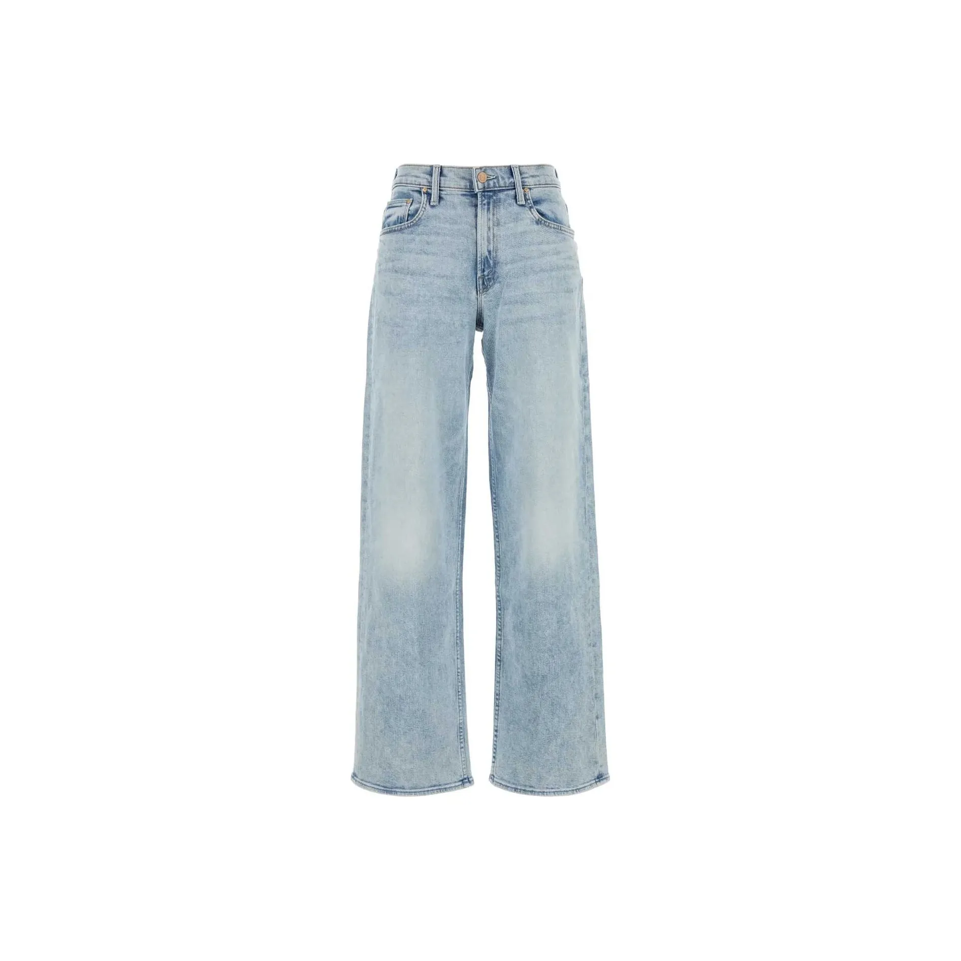 MOTHER The Spinner Zip Sneak Jeans