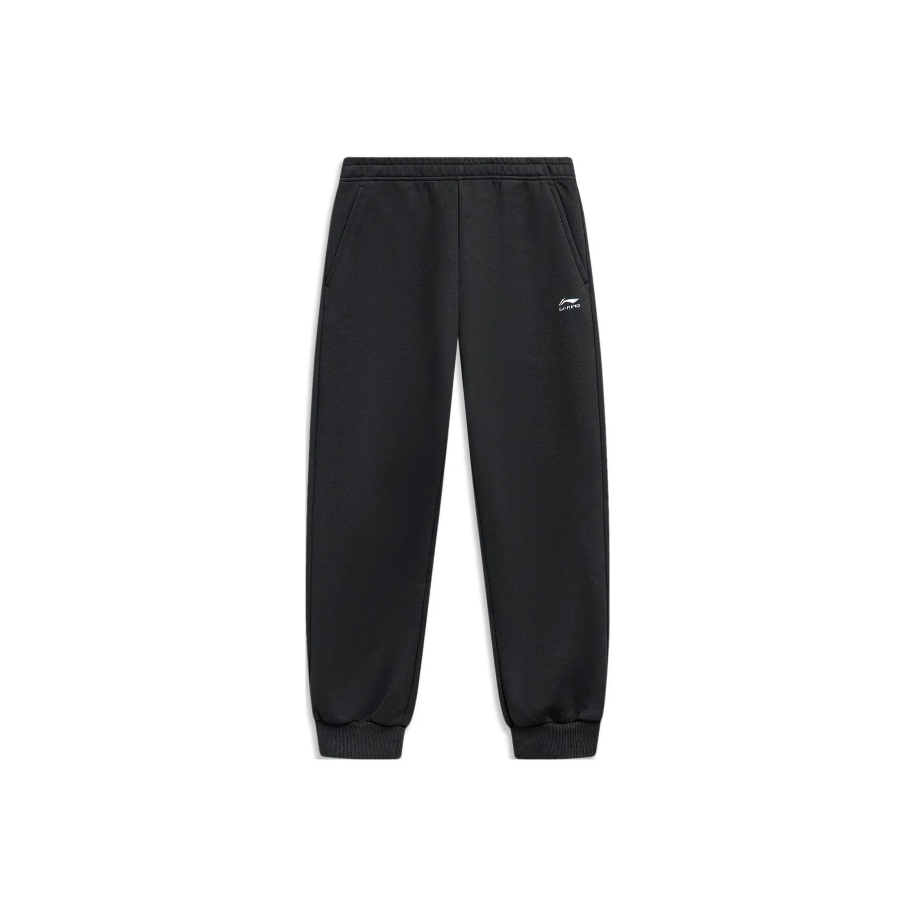 LINING Sports Life Collection Вязаные Спортивные Штаны Женские Черные