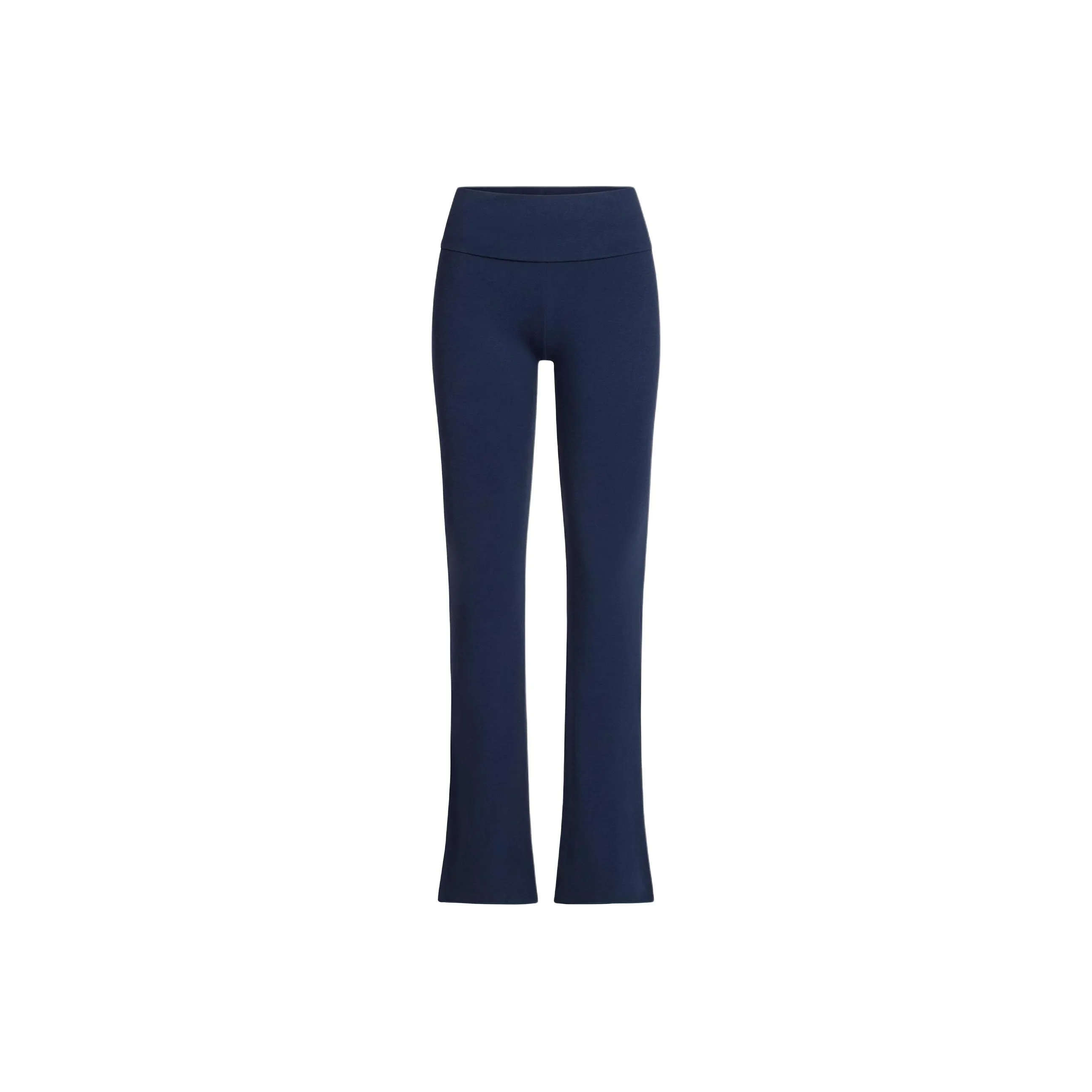 SKIMS SS25 Cotton Jersey Foldover Pants Casual Pants Women's Navy