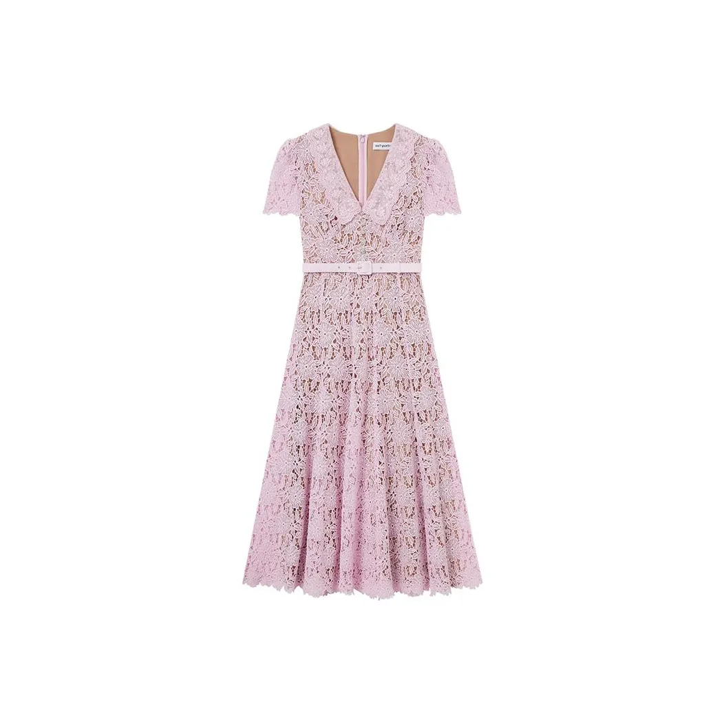 Self portrait Guipure Midi Dress