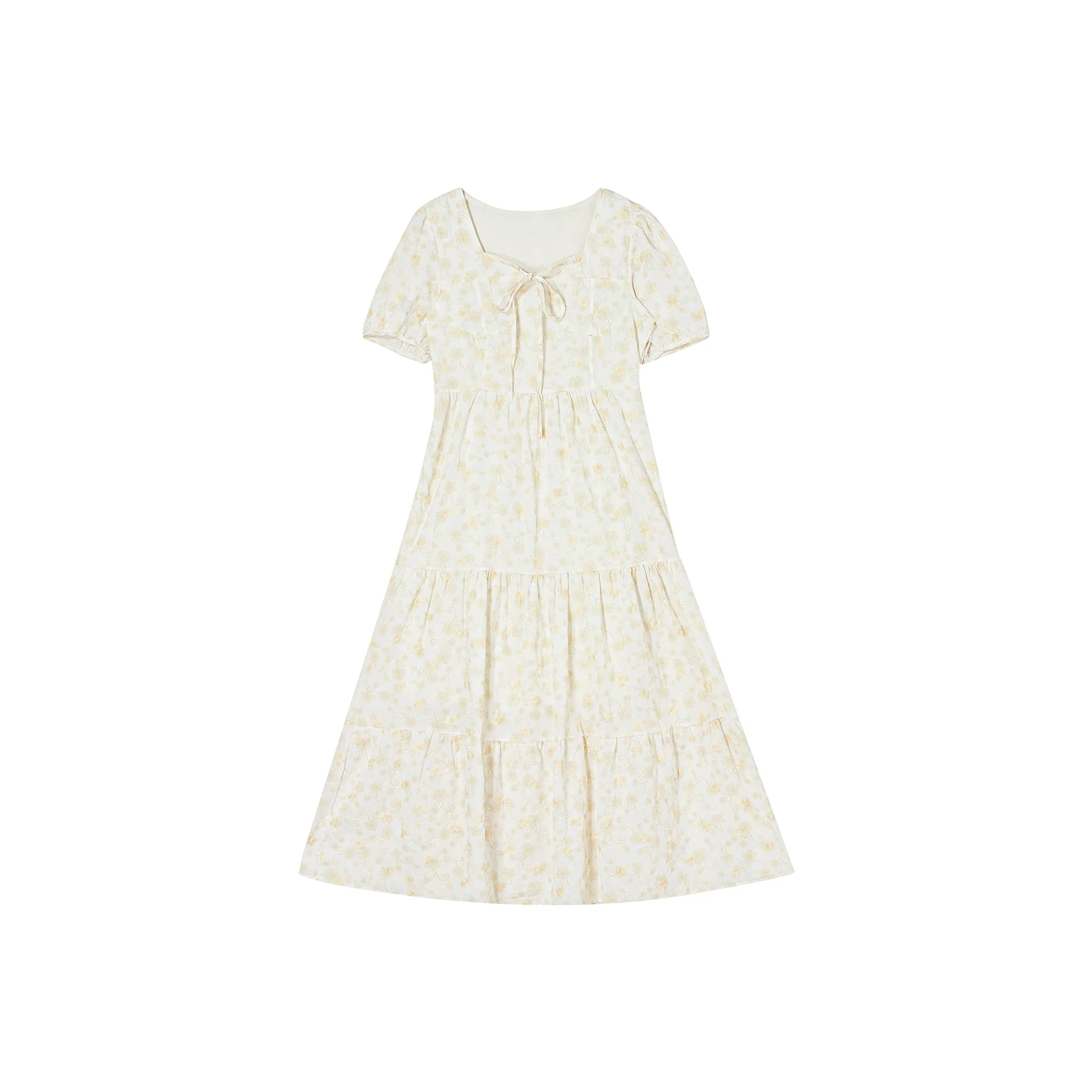 QYPRF Short Sleeved Dresses Women's Multicolor