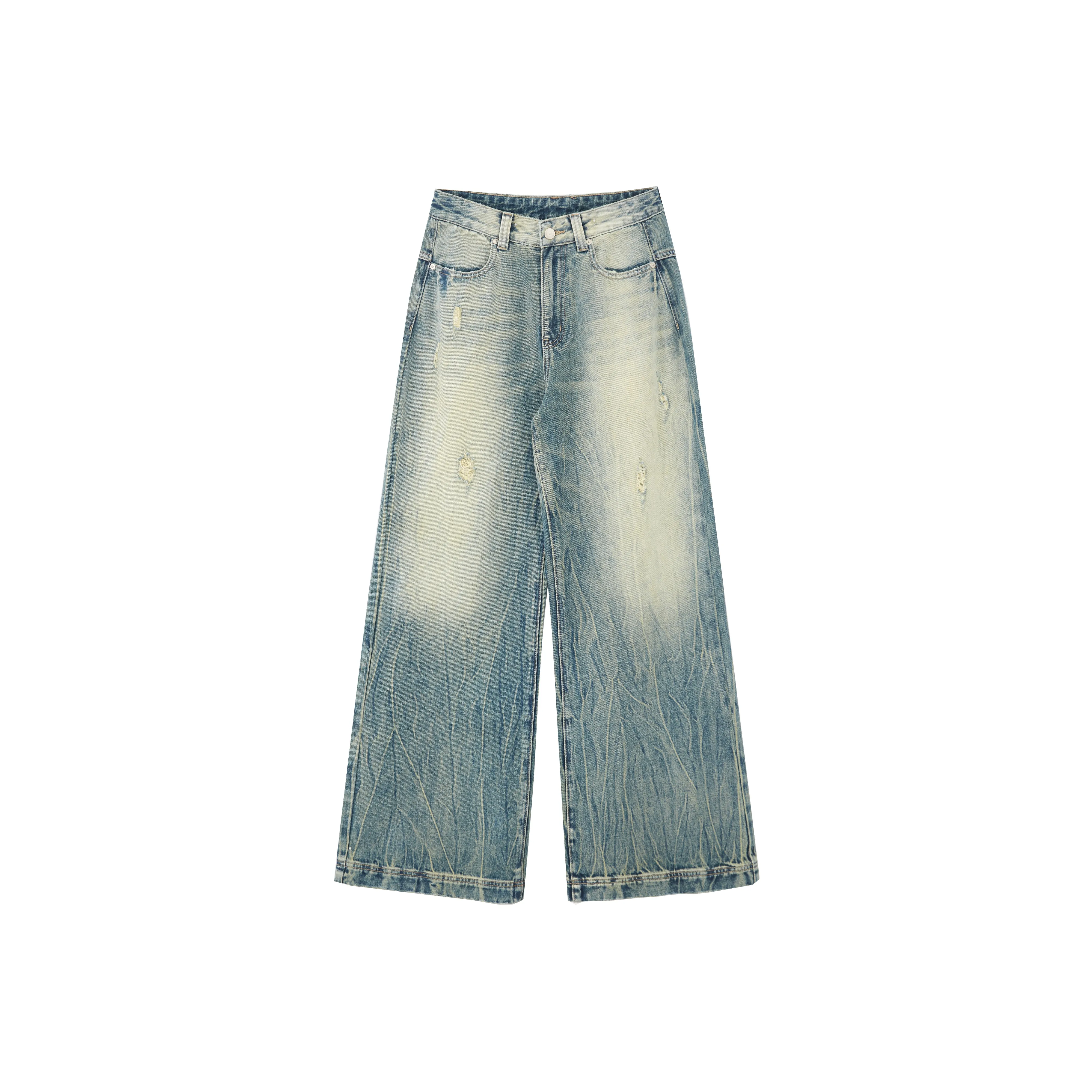 RUNTOTHEFUTURE Jeans Women's Vintage Washed Blue