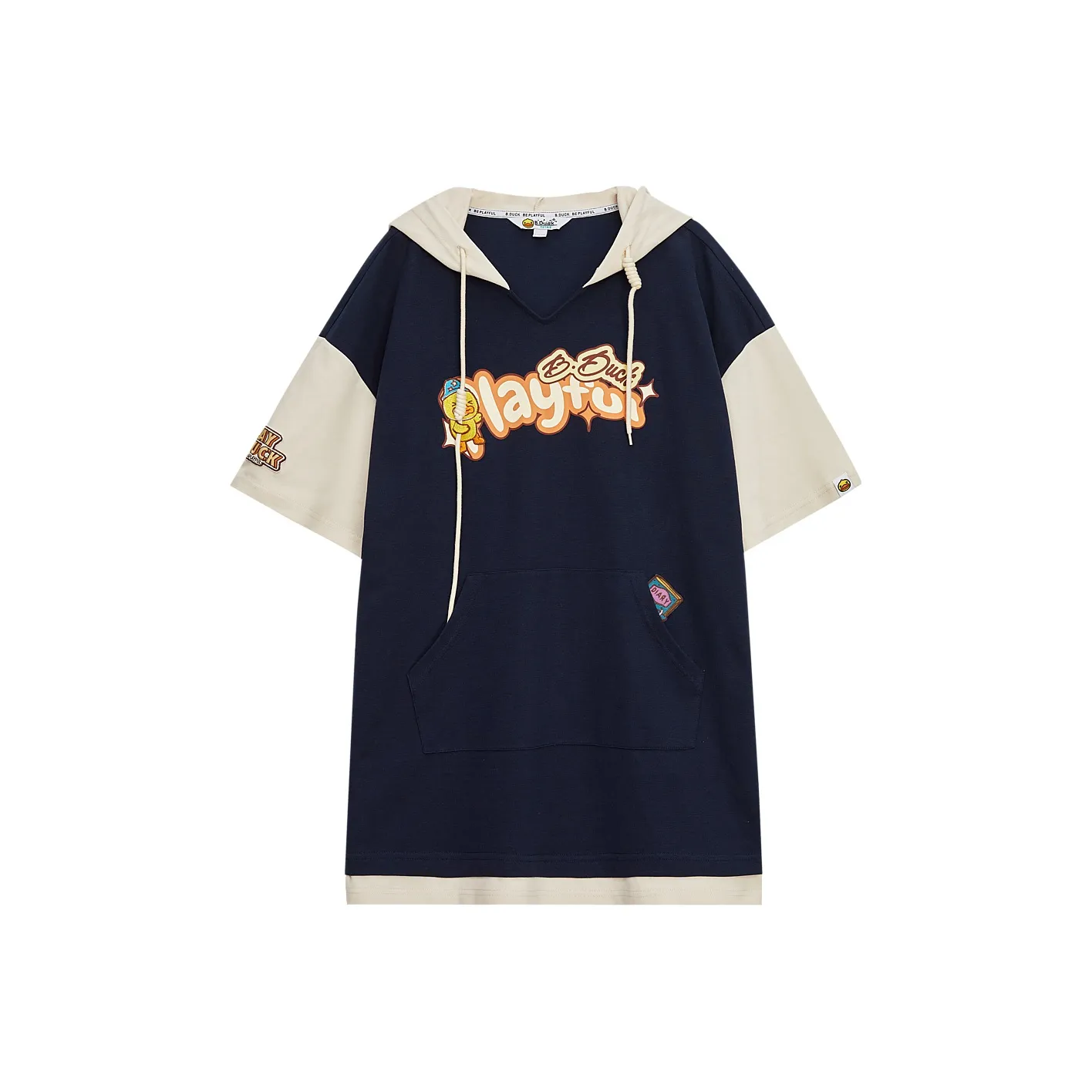 B.Duck Short Sleeved Dress Women's Navy Blue