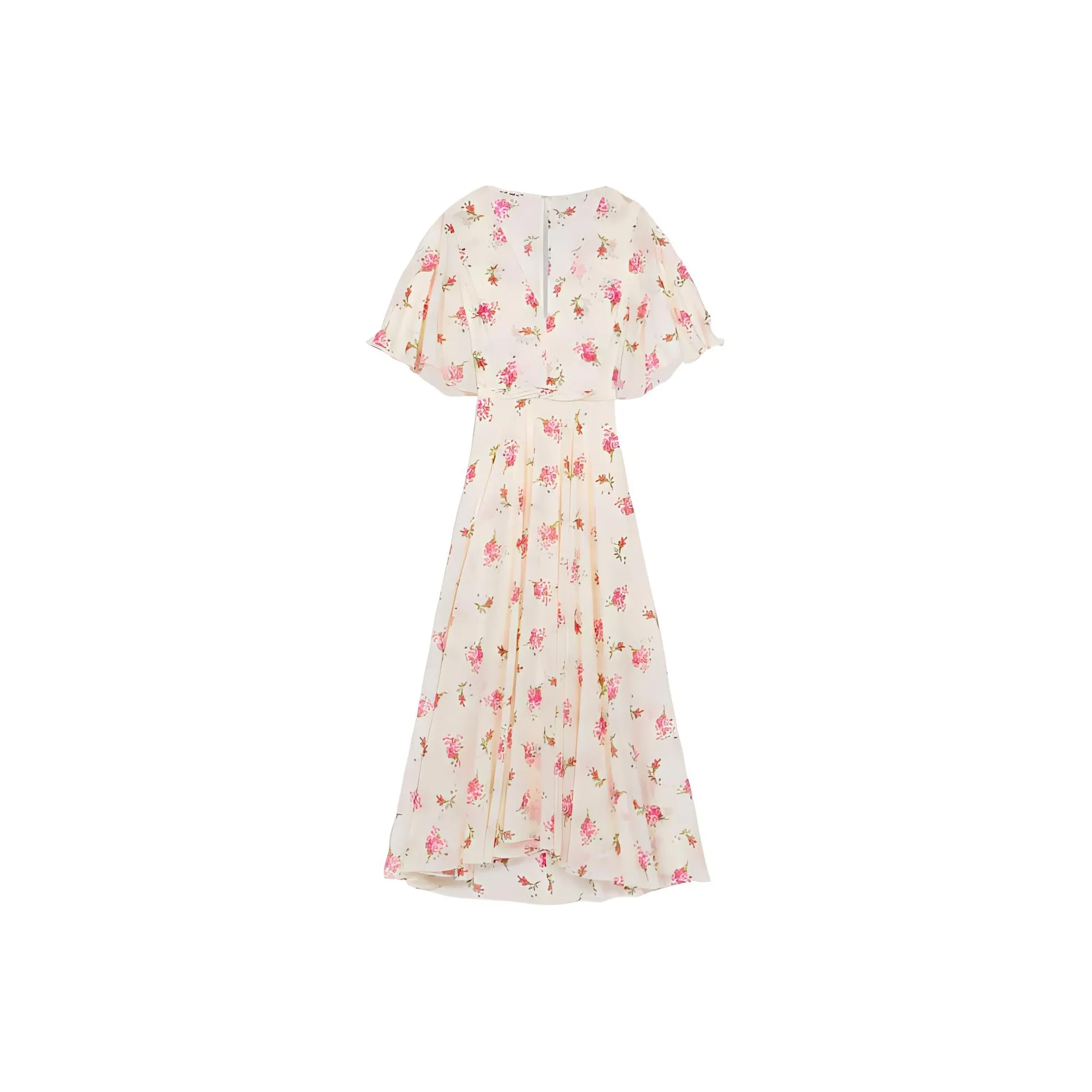 Maje Short Sleeved Dress Women's Beige