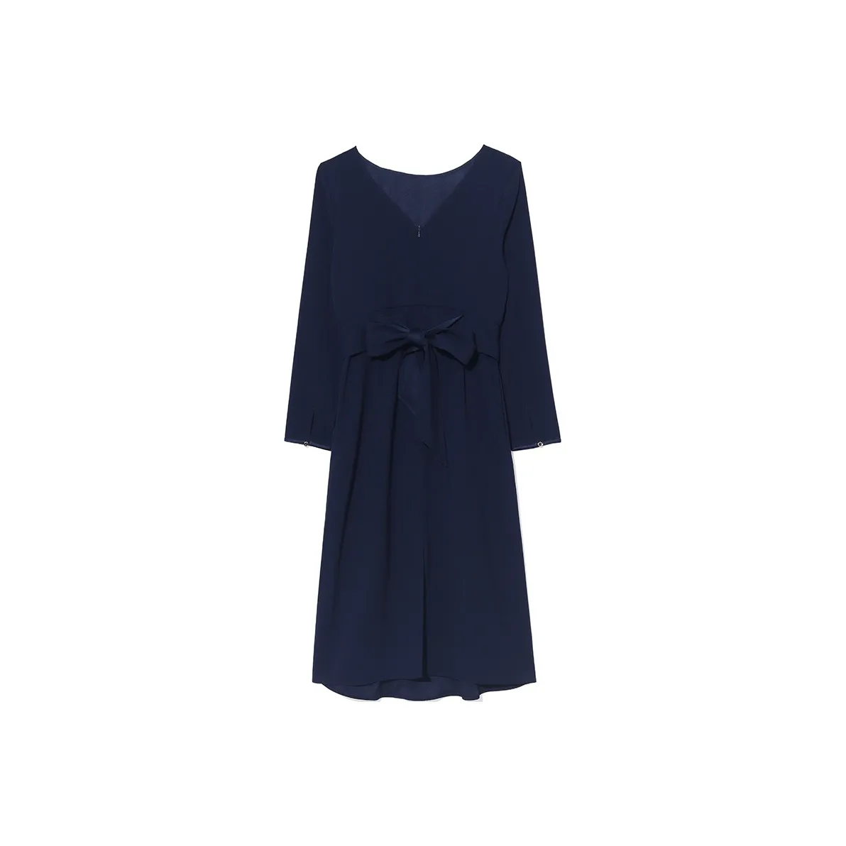 GOELIA Длинное платье с длинными рукавами женское темно-королевский синий