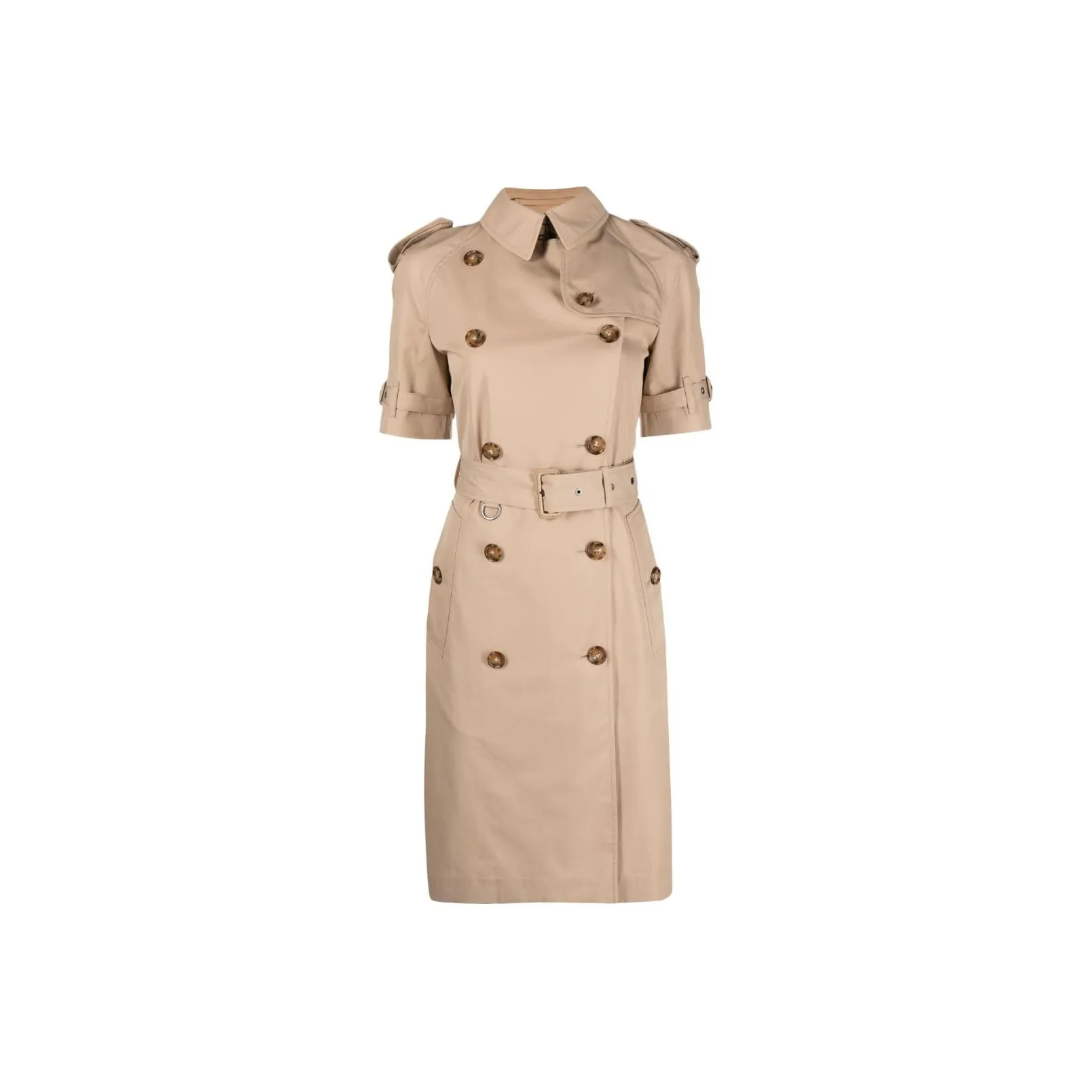 Burberry SS23 Short Sleeved Dress Women's Khaki