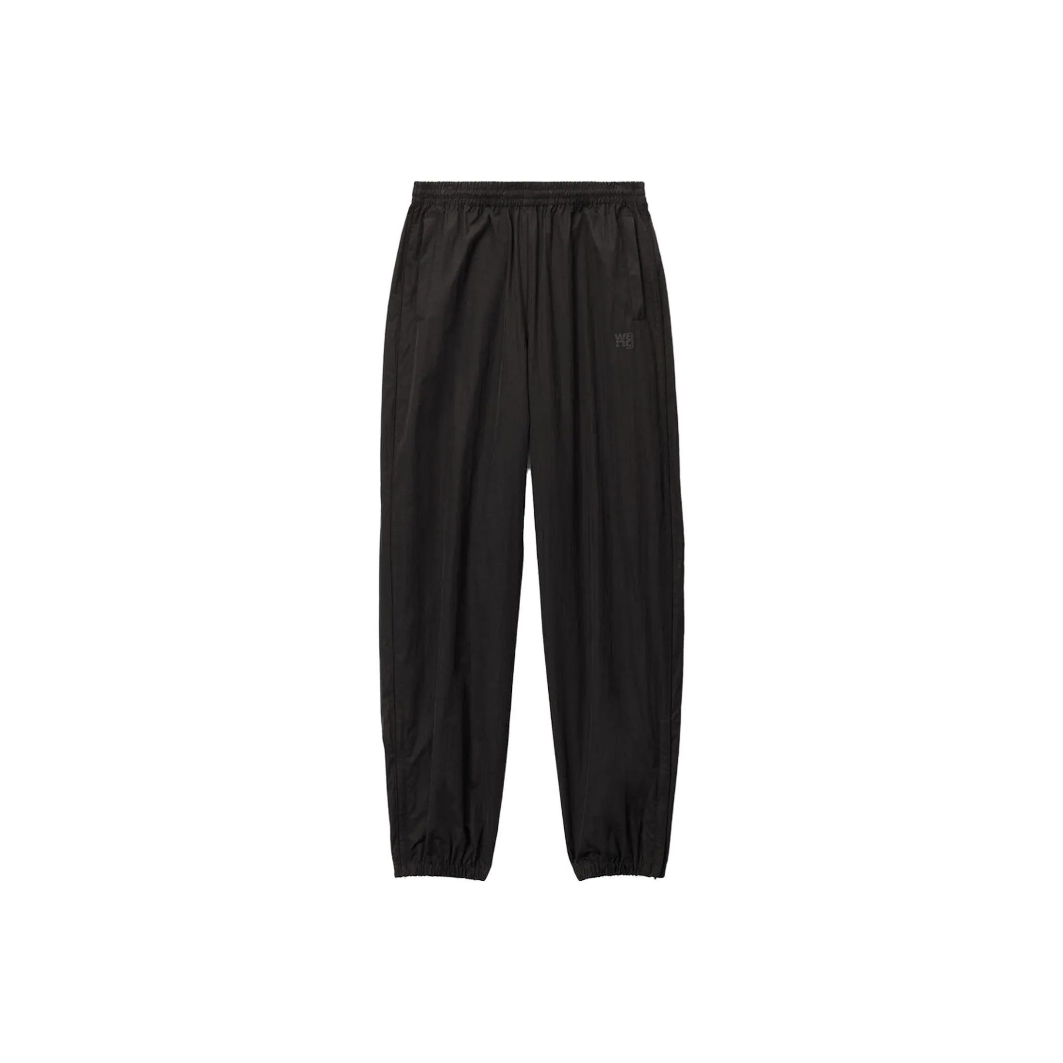 Alexander Wang Logo Printed High Waist Track Shorts