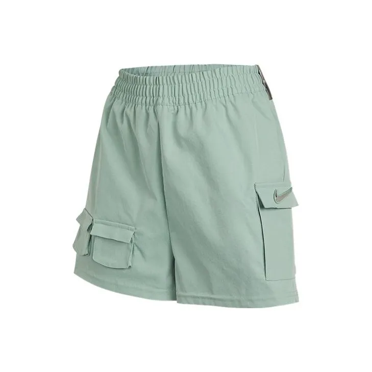 NIKE Зеленые Женские Повседневные Шорты