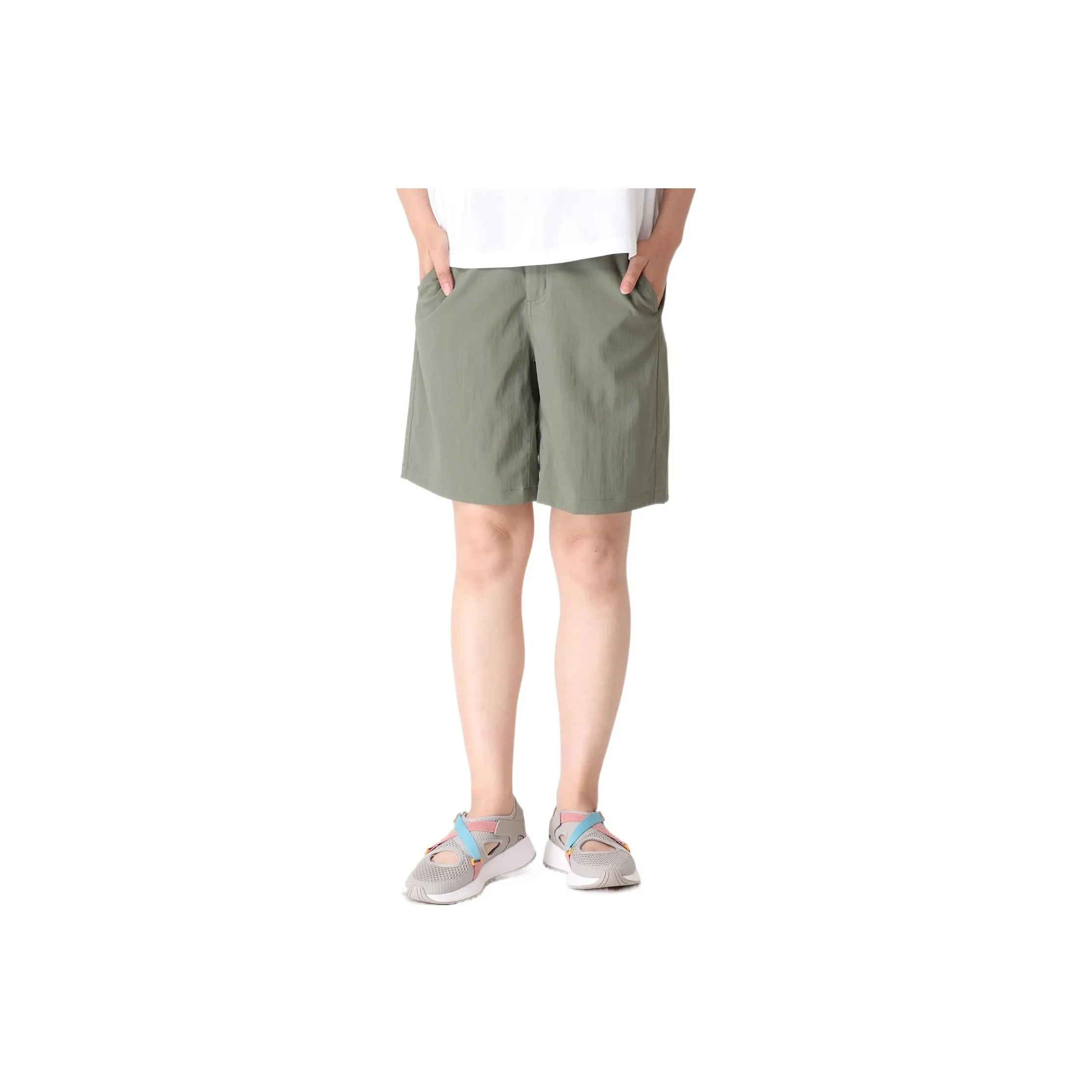 Columbia Зеленые Женские Повседневные Шорты