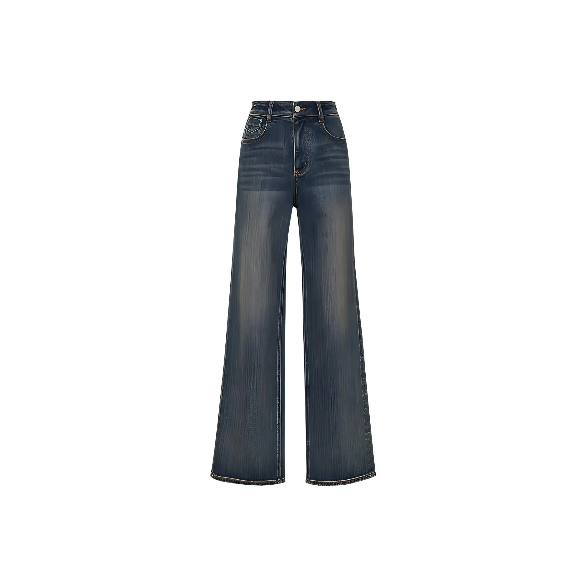 Hopeshow Джинсы Женские Темно-Джинсовый Синий