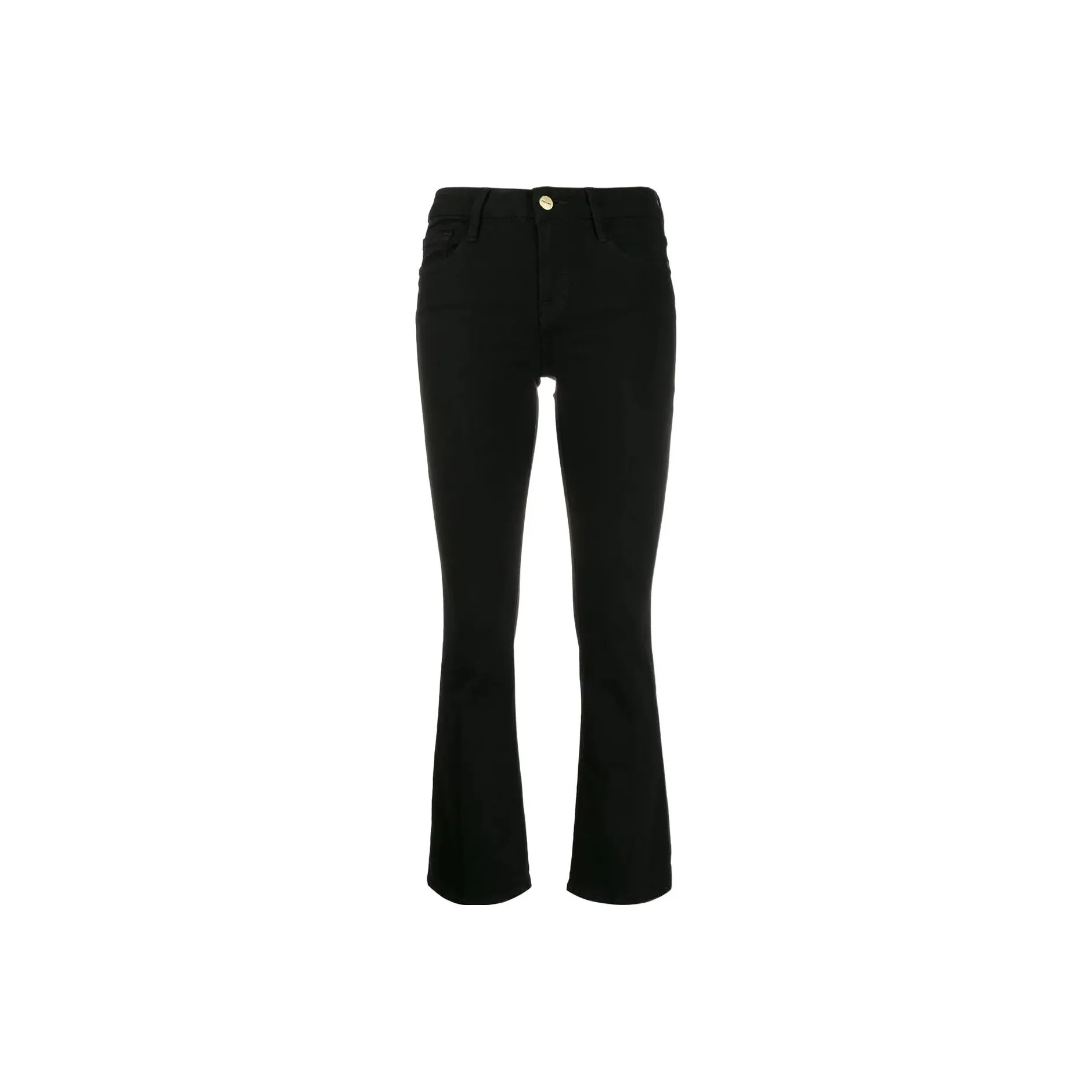 FRAME Slim-Fit Flared Cropped Jeans