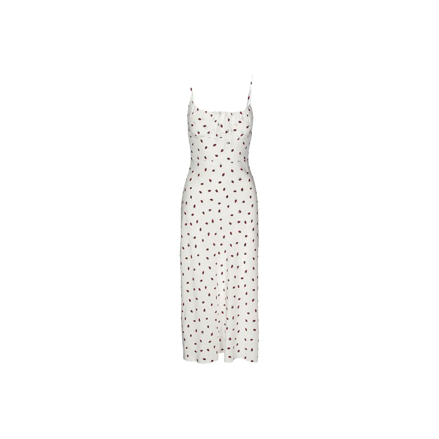Realisation Par Slip Dress Women's White Strawberry