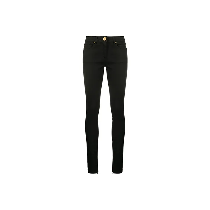 VERSACE Fitted Denim Skinny Jeans 'Black'
