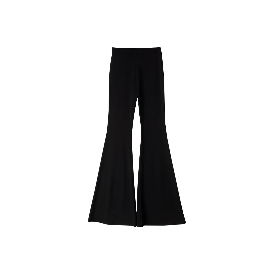 Fuccykee Черные Женские Повседневные Брюки