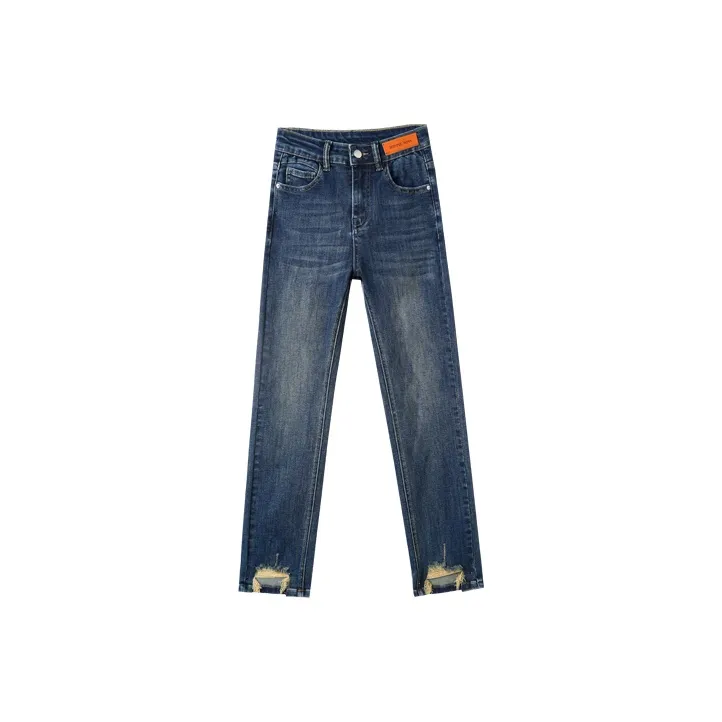MITUAN Jeans Women's Vintage Blue