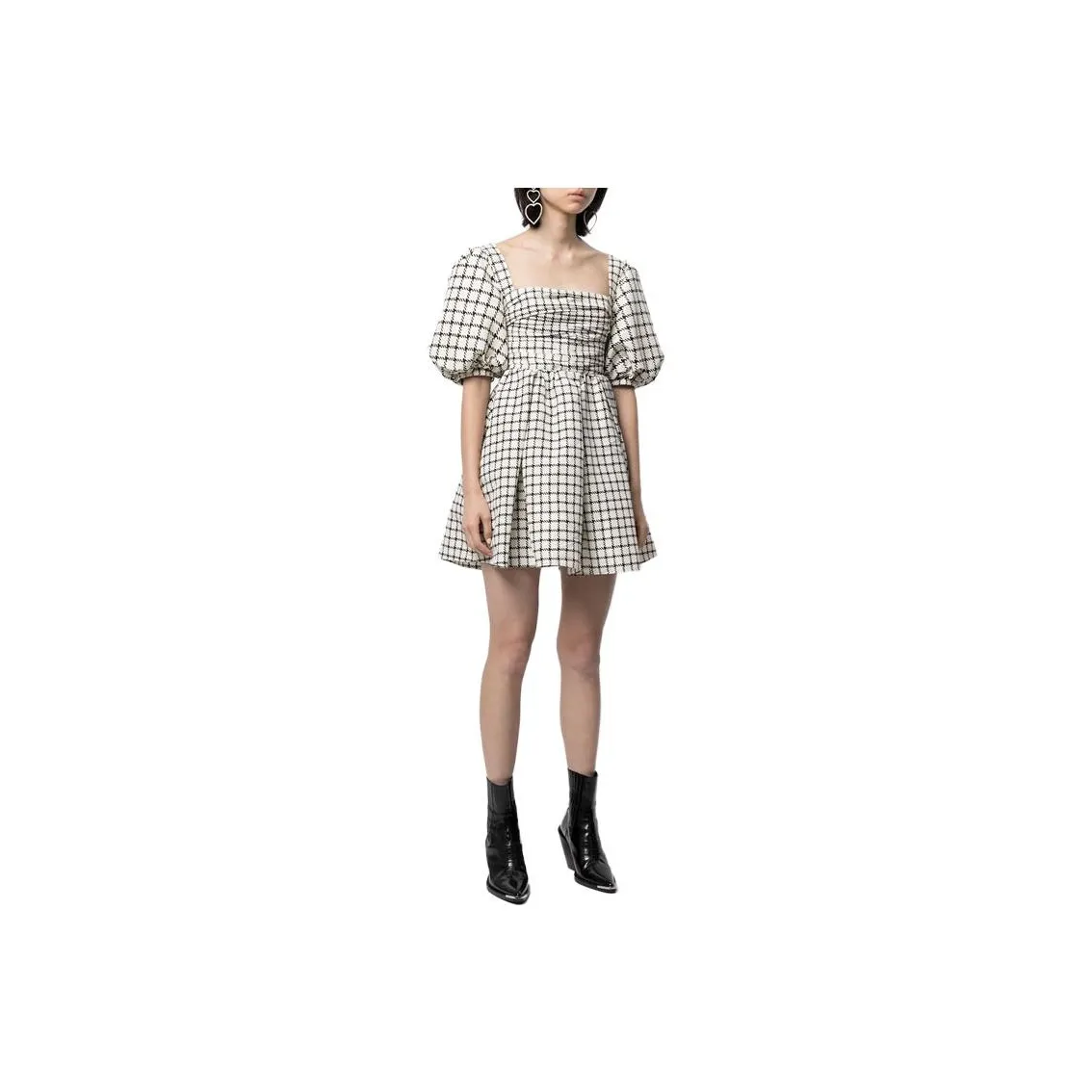 Self-portrait Short-Sleeved Dresses Women's Beige