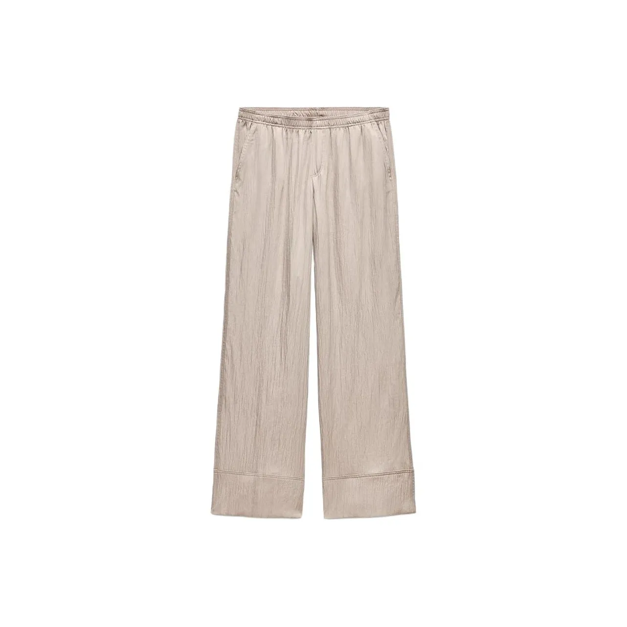 ZARA Повседневные брюки Женские Белые