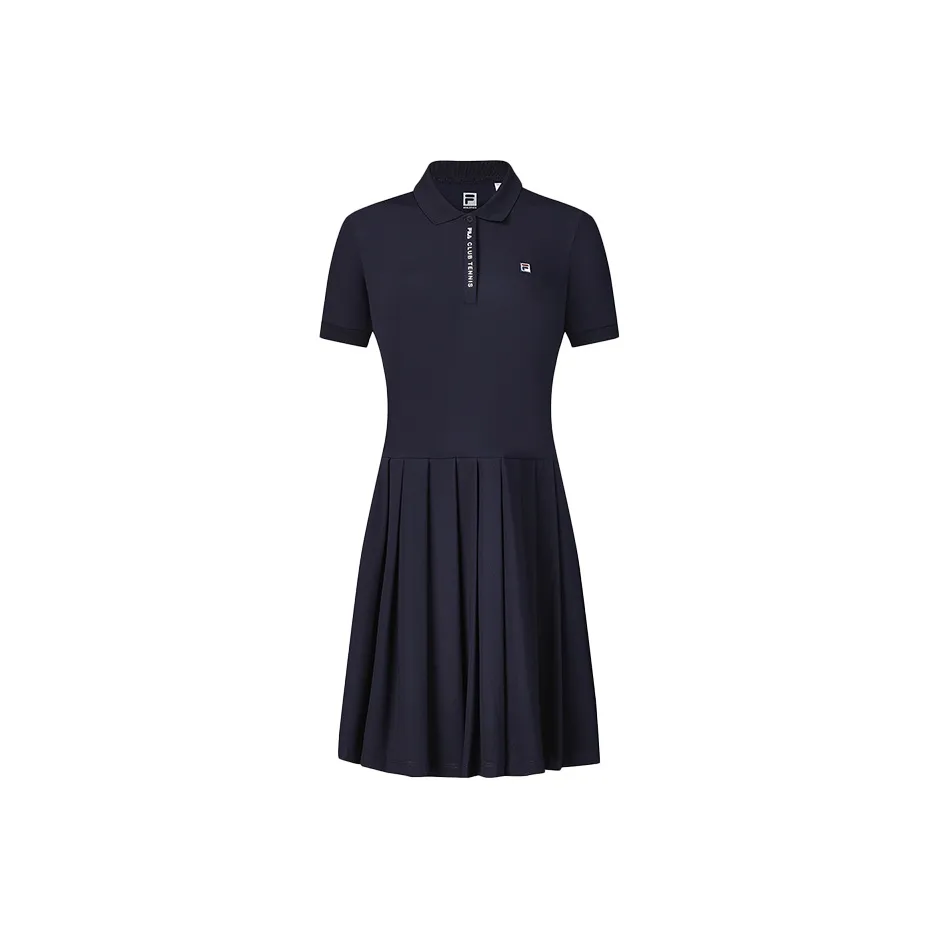 FILA Tennis Og SS24 Short-Sleeved Dresses Women's RD Royal Blue