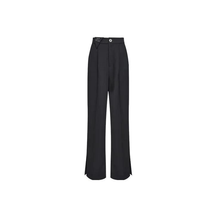 TAMMY TANGS Wide Leg Casual Pants Women's Black