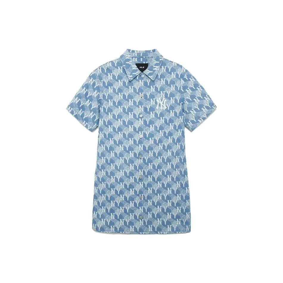 MLB Short Sleeved Dresses Women's Light Sky Blue