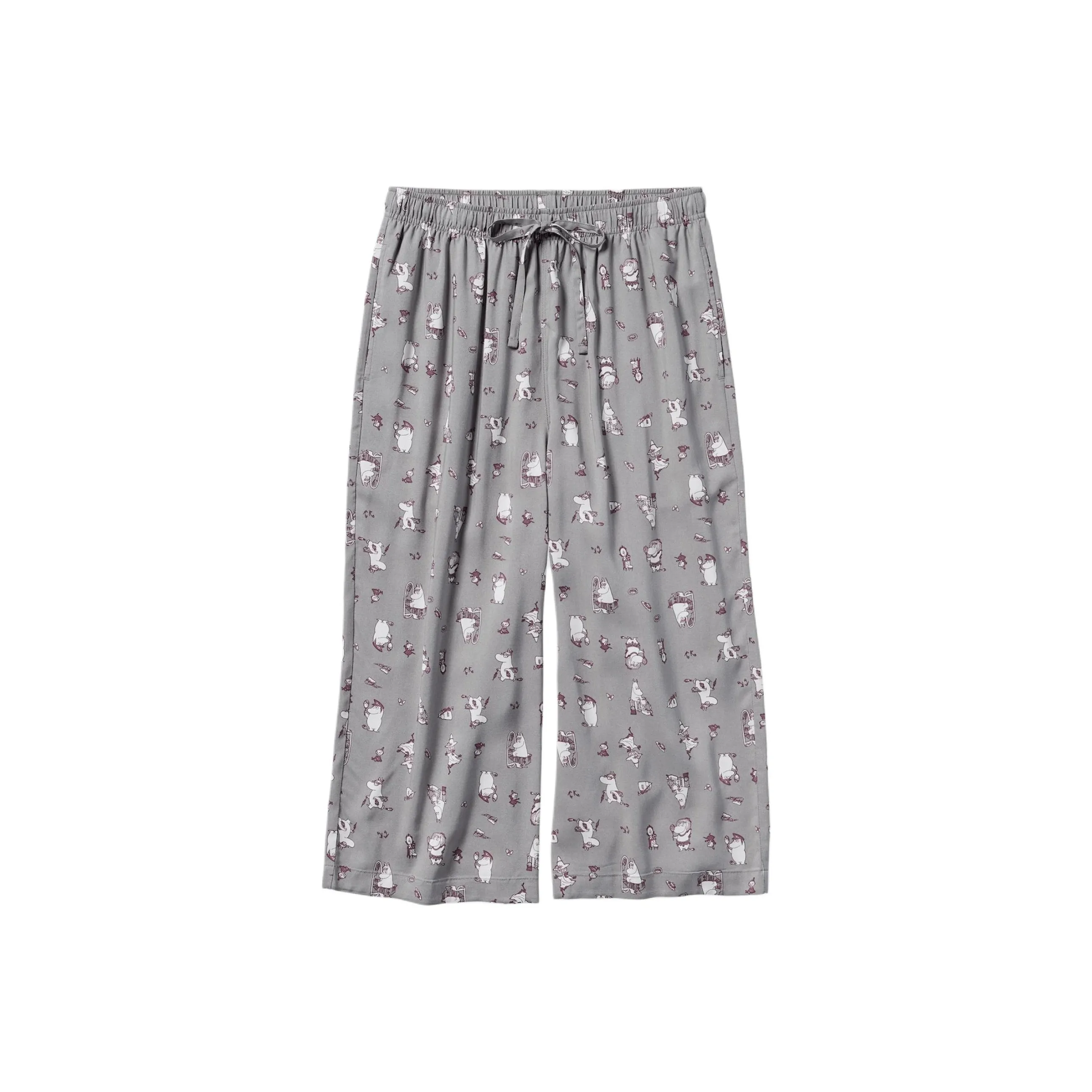 UNIQLO x Moomin SS25 Casual With pants Women's Asphalt Gray
