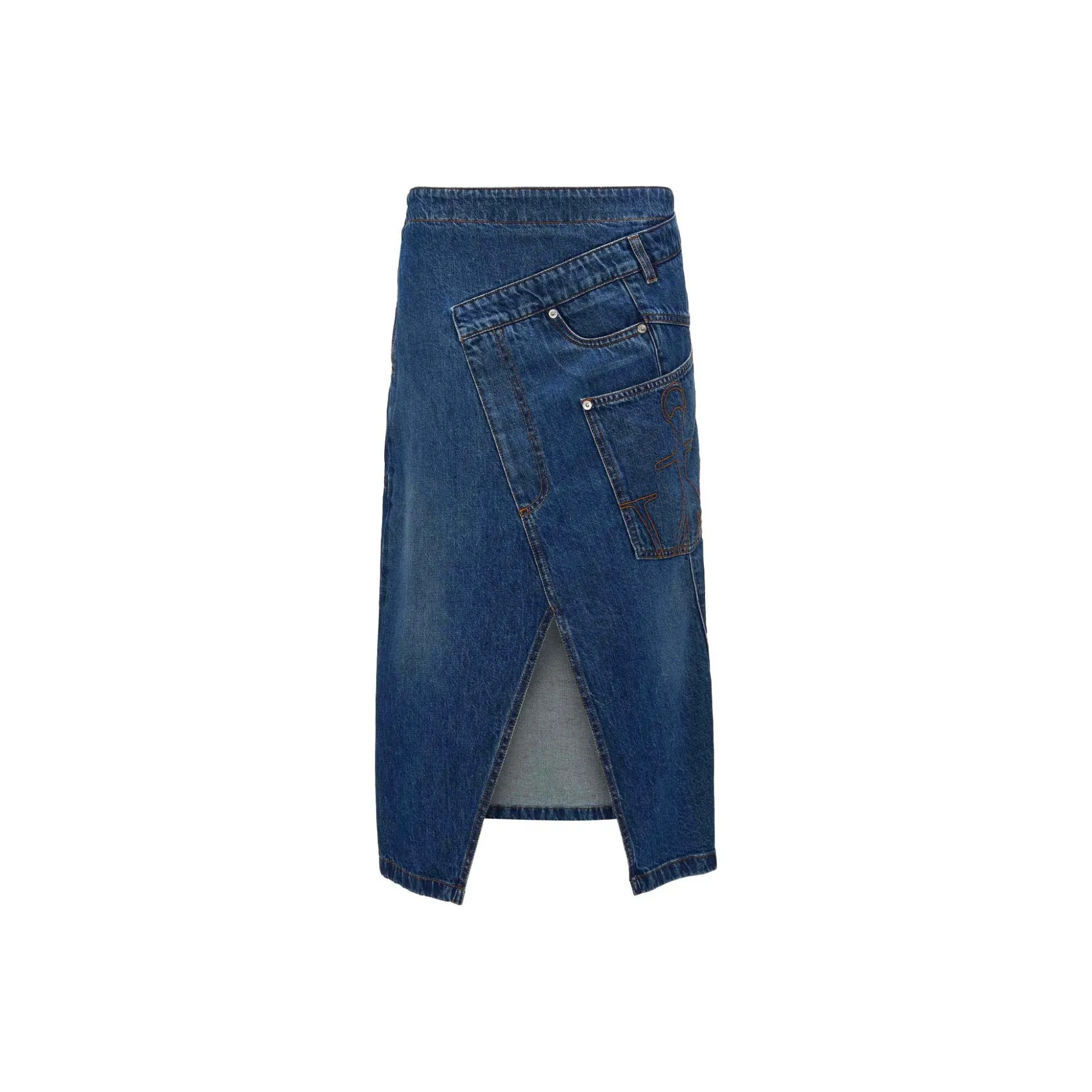 JW Anderson Wrap design Denim Skirt