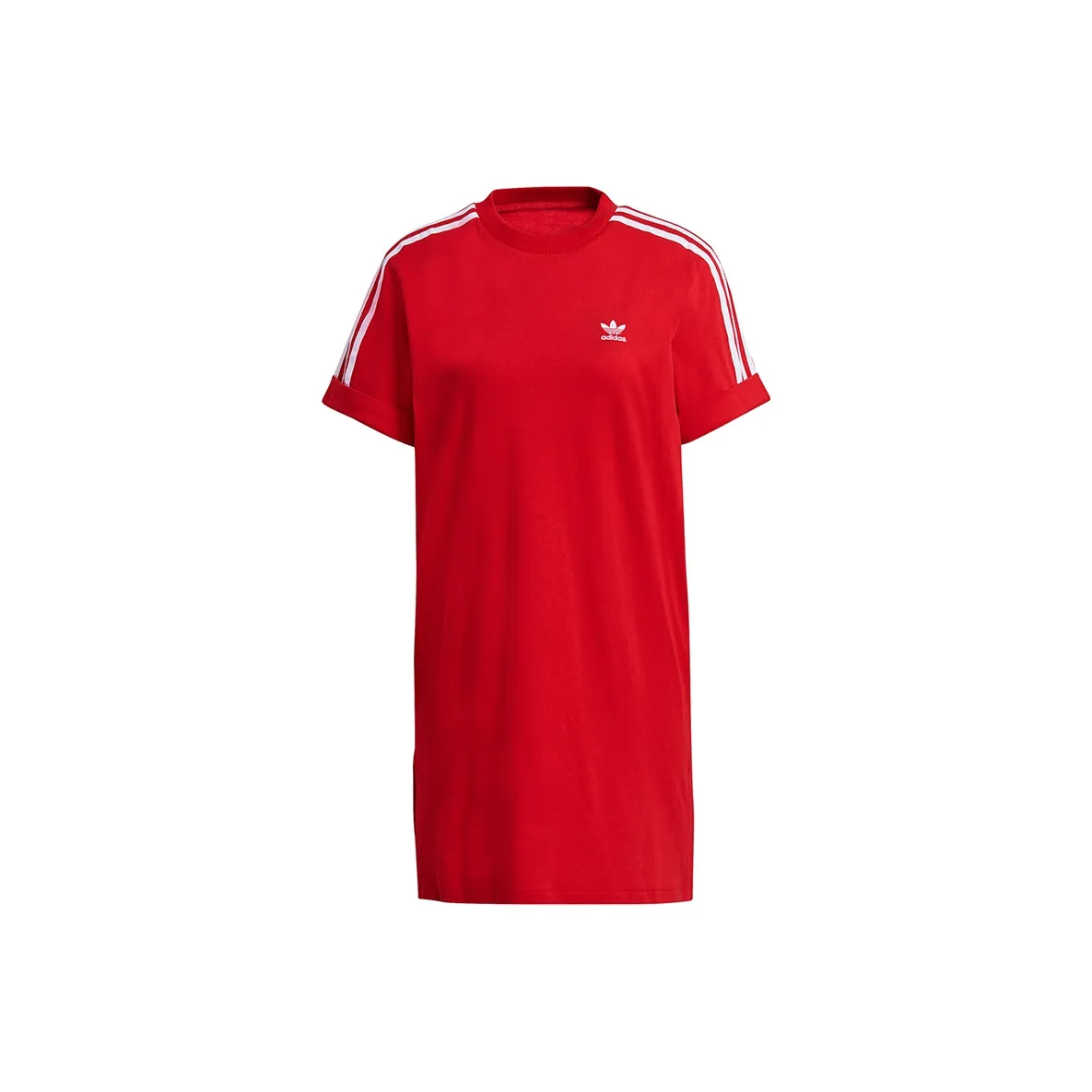 Adidas Originals Короткий рукав Платье Женское Светло-красное