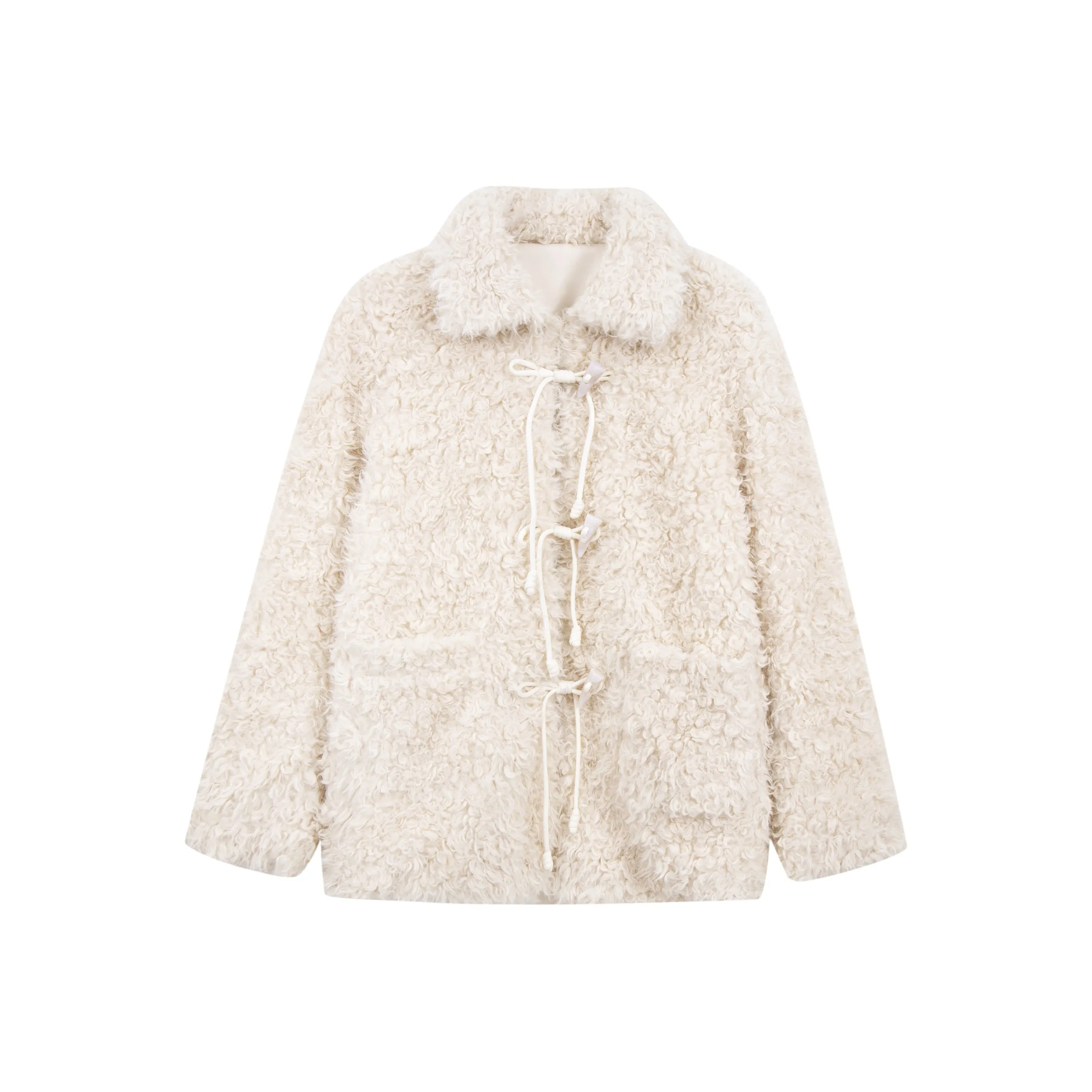 FPMZ Хлопковый пуховик женский бежевый