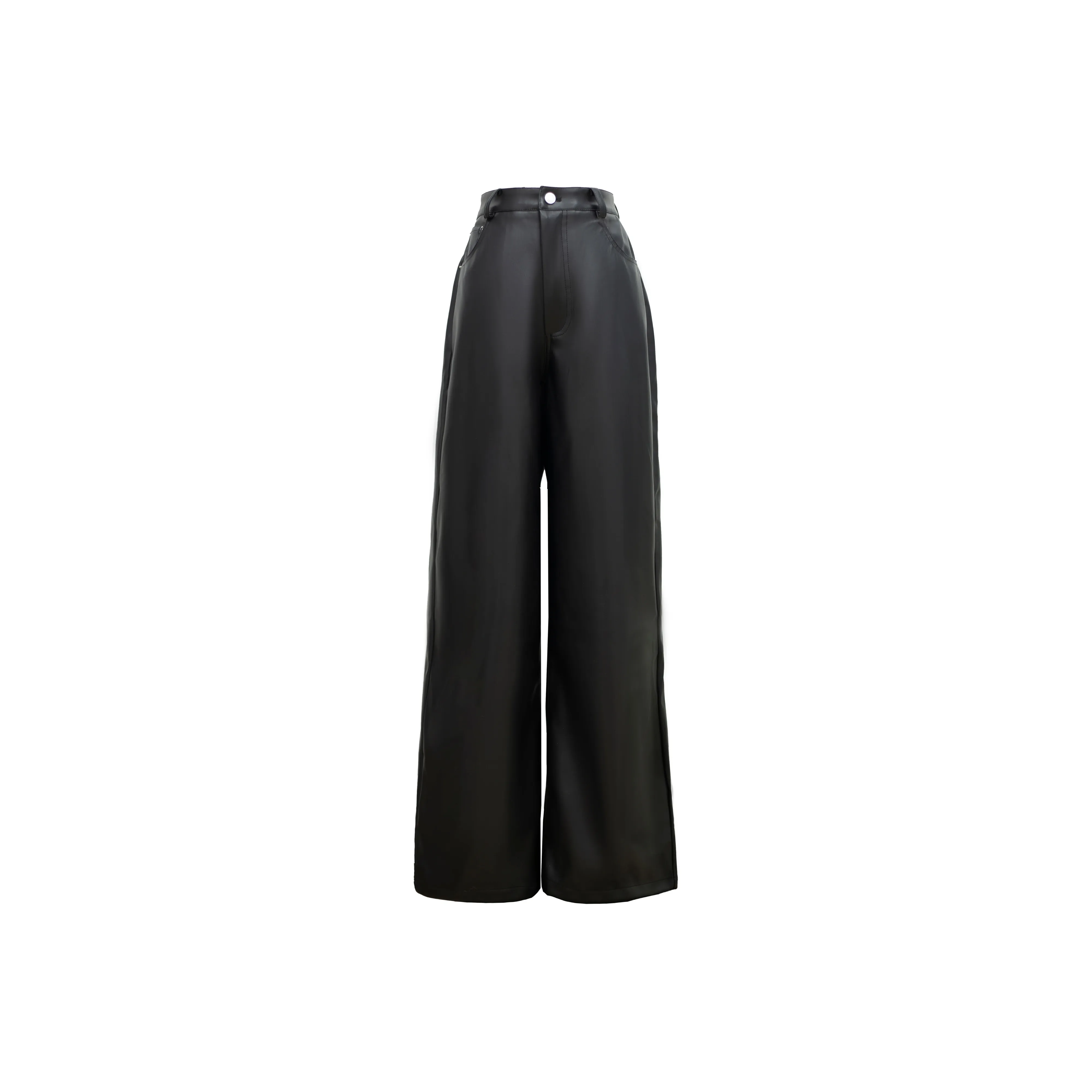 2021avenement Leather Pants Women's Black