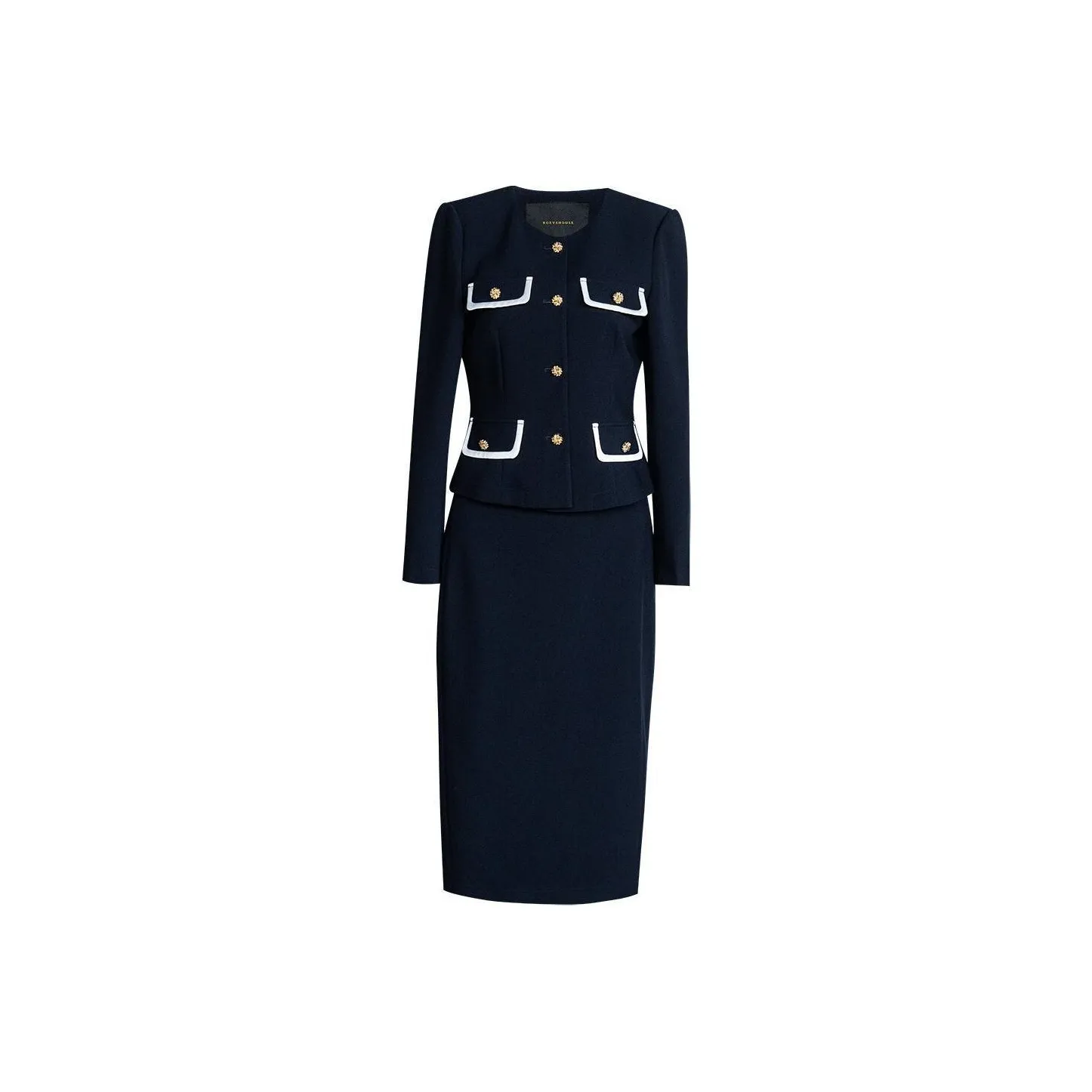 ROEYSHOUSE Бизнес-костюм Женская одежда Наборы Темно-синий