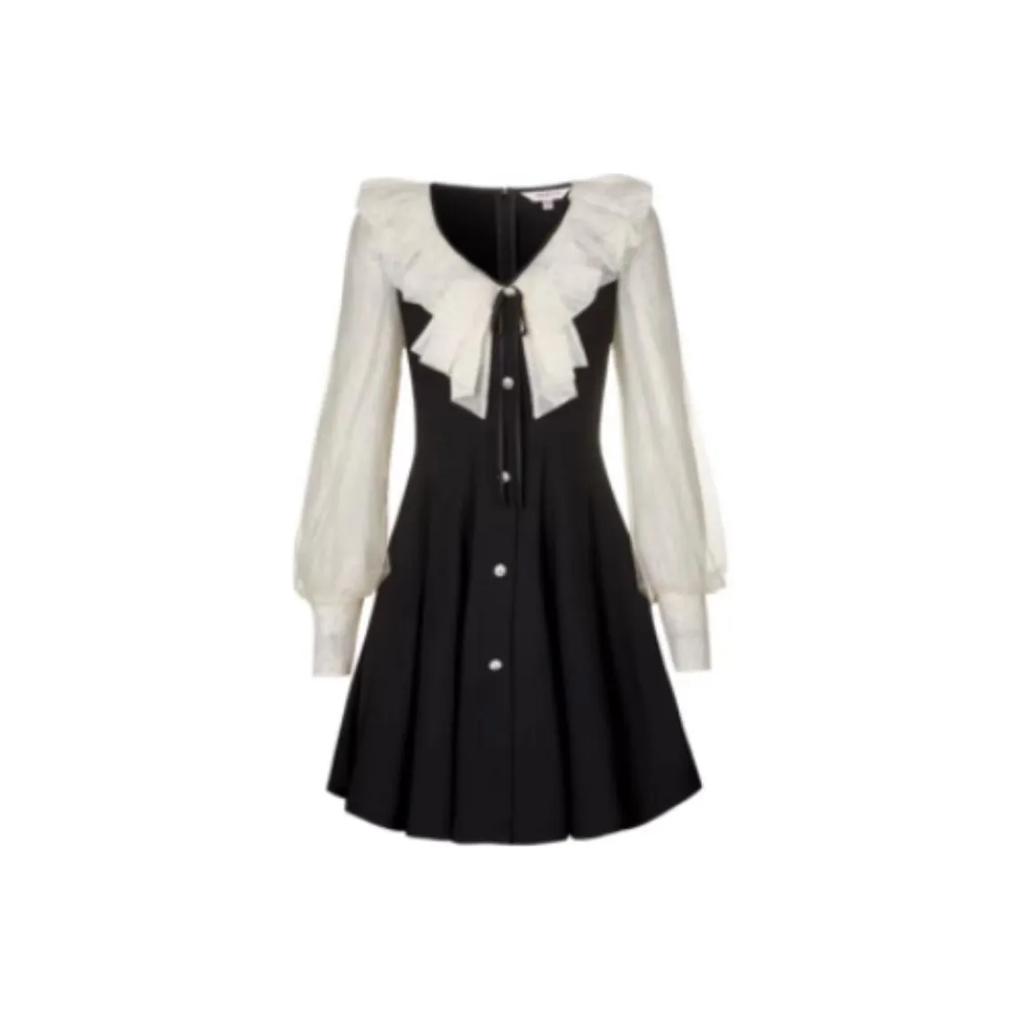 JORYAweekend Длинное платье с длинными рукавами женское черное