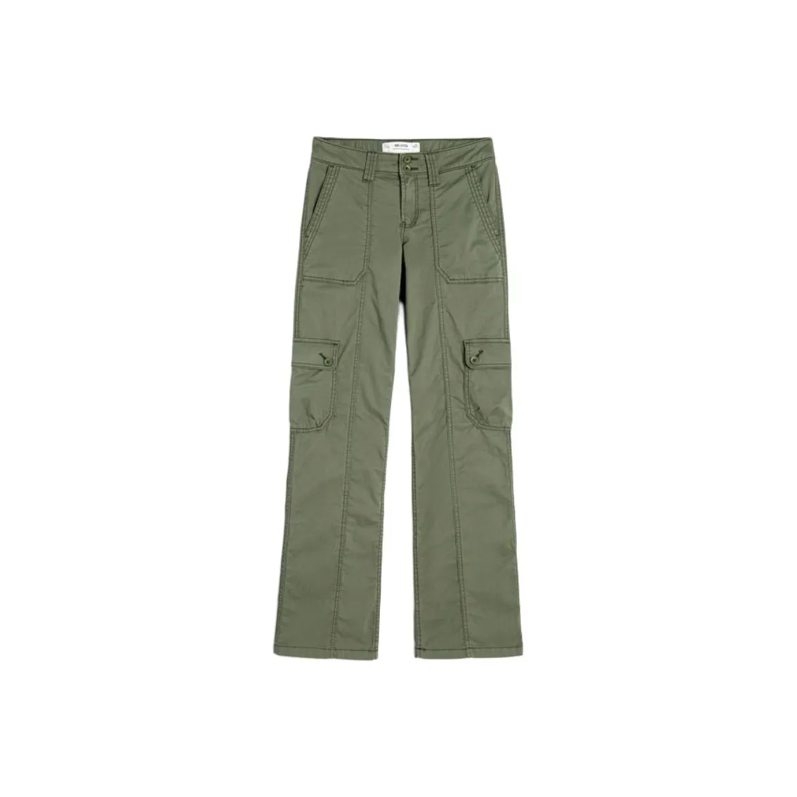 Hollister Повседневные брюки Женские Зеленый