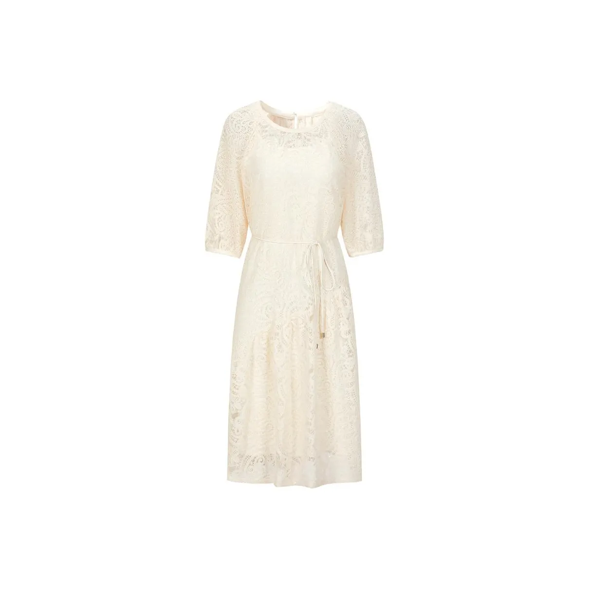 JZ. ANNAKRO Short Sleeved Dress Women's Beige