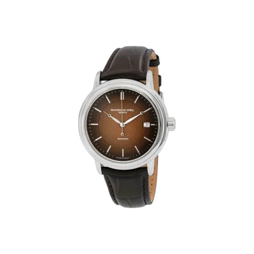 Raymond Weil Автоматический Механический Движение Мужские Часы 39 мм Коричневый