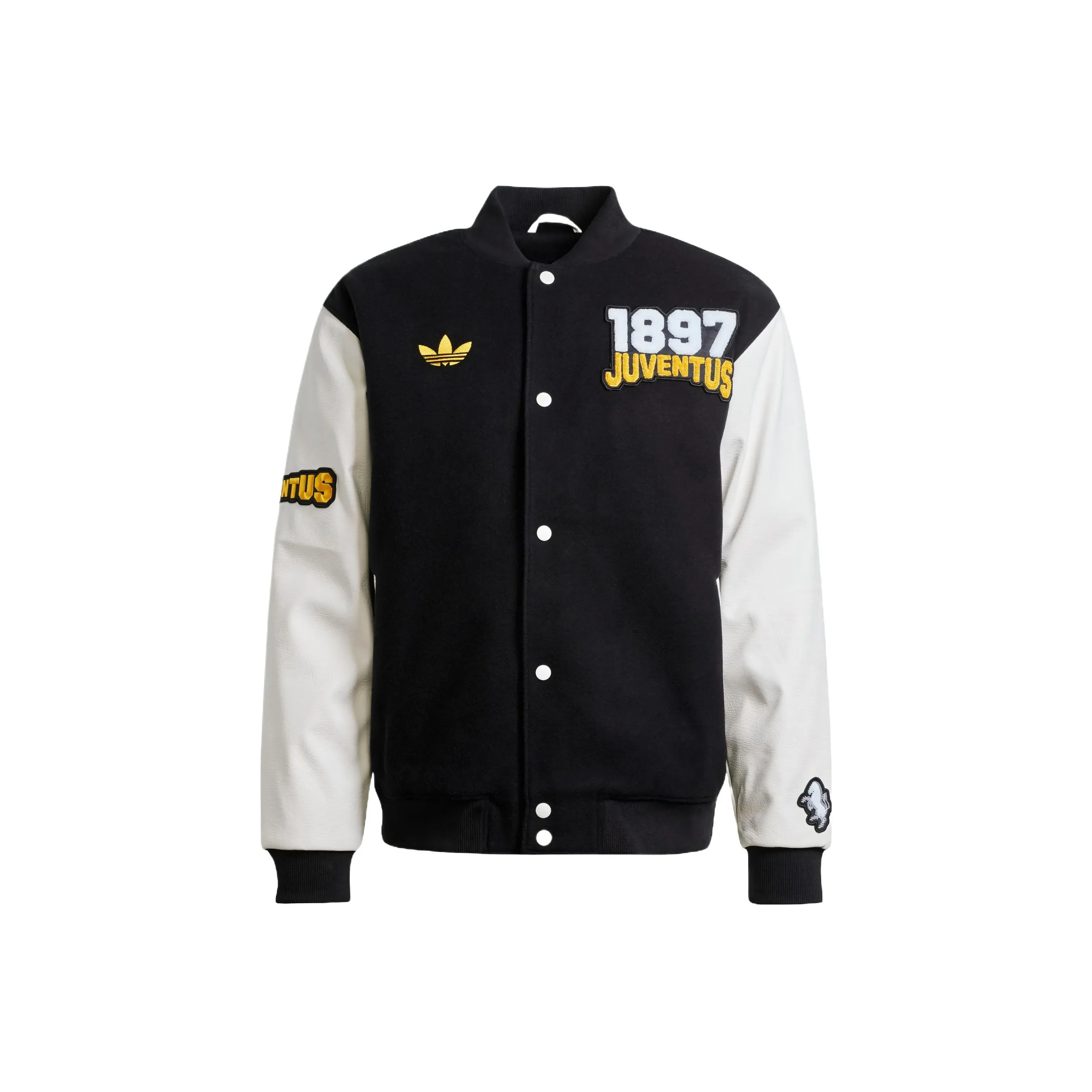 Adidas VRCT JUVE JKT UNITEFIT Пуховая куртка Женская Черный Белый Яркое золото