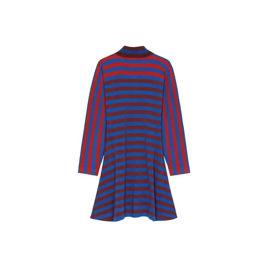 KENZO SS22 Long Sleeved Dresses Women's Multicolor